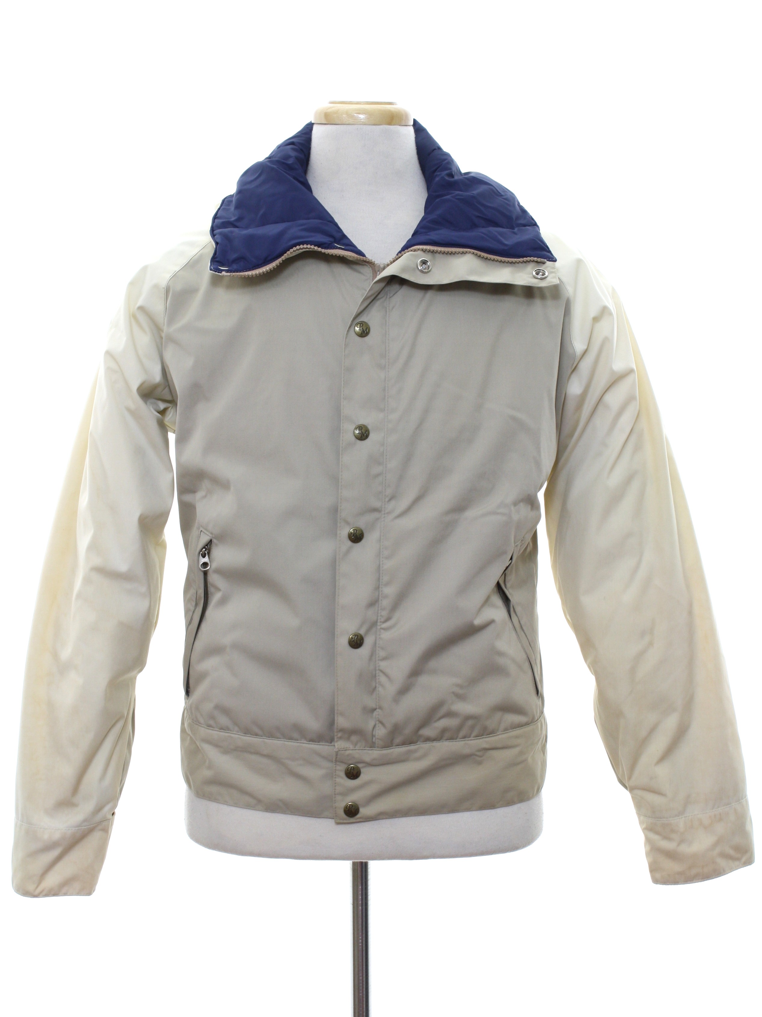 Vintage 80s Jacket: 80s -Powderhorn Mountaineering- Mens tan and winter ...