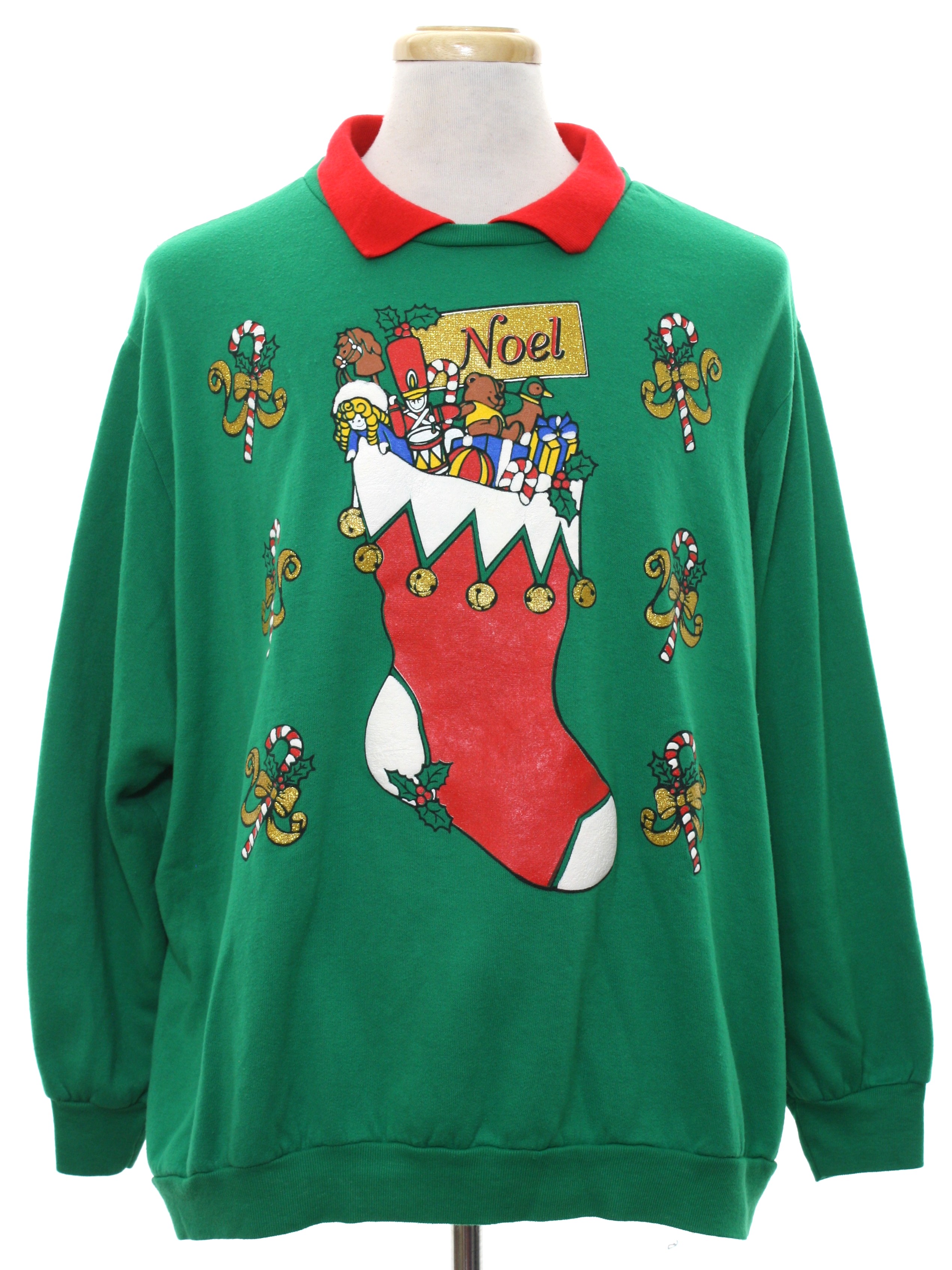 1980s Blair Ugly Christmas Vintage Sweatshirt: 80s authentic vintage ...