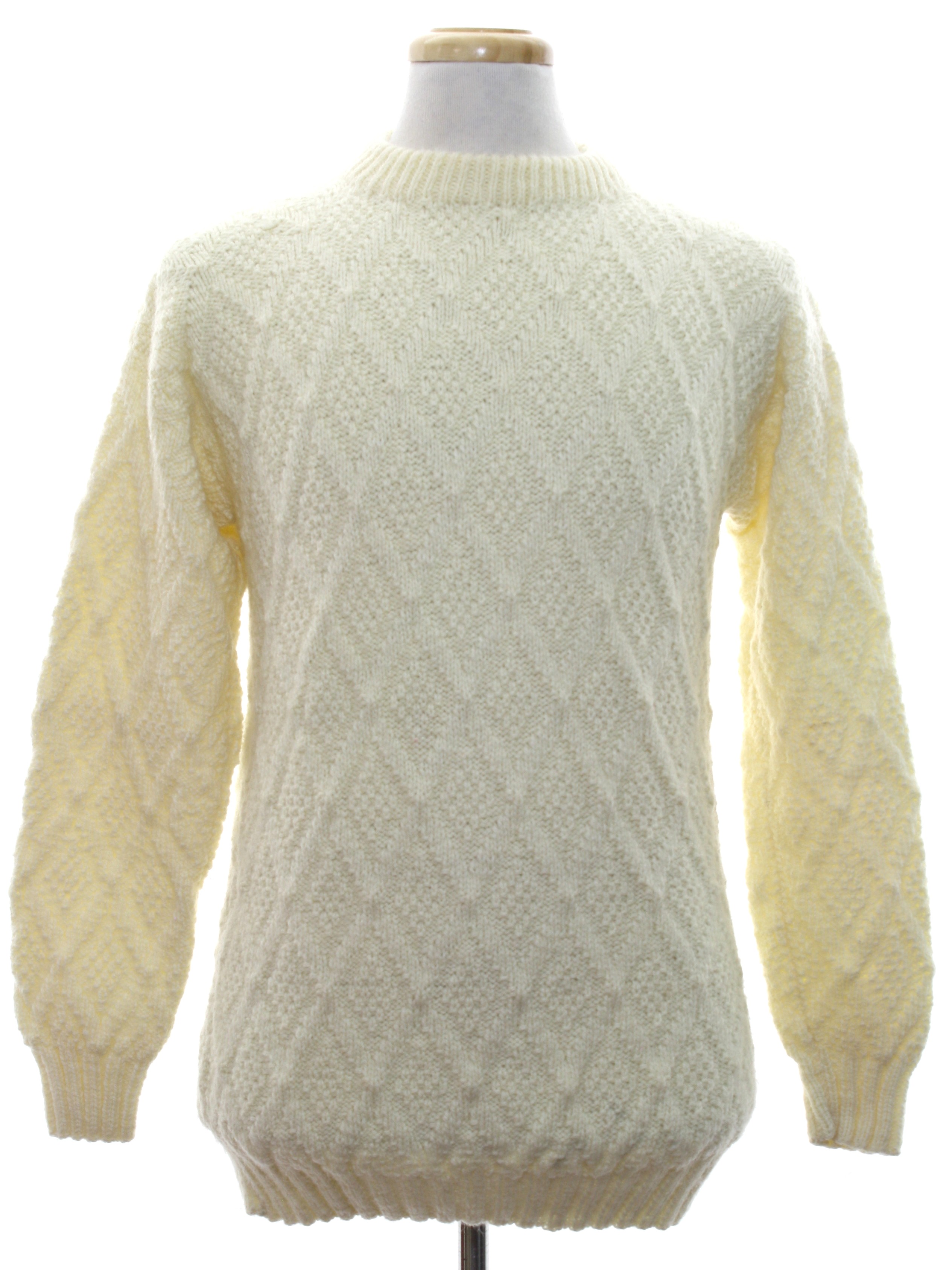 Vintage 70s Sweater: Late 70s or Early 80s -Home Sewn- Mens winter ...