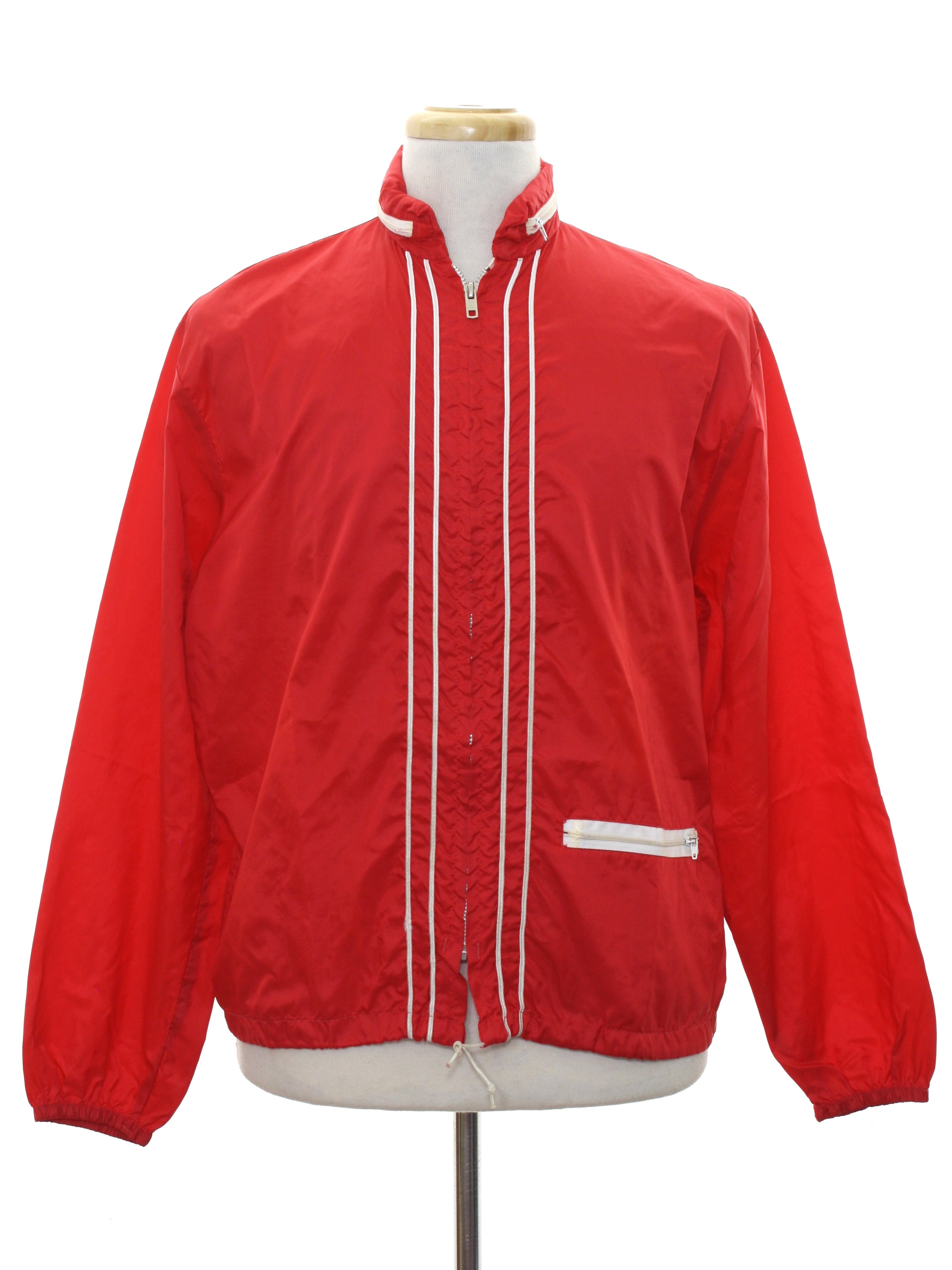 2021人気新作 1960s vintage red nylon jacket aob.adv.br