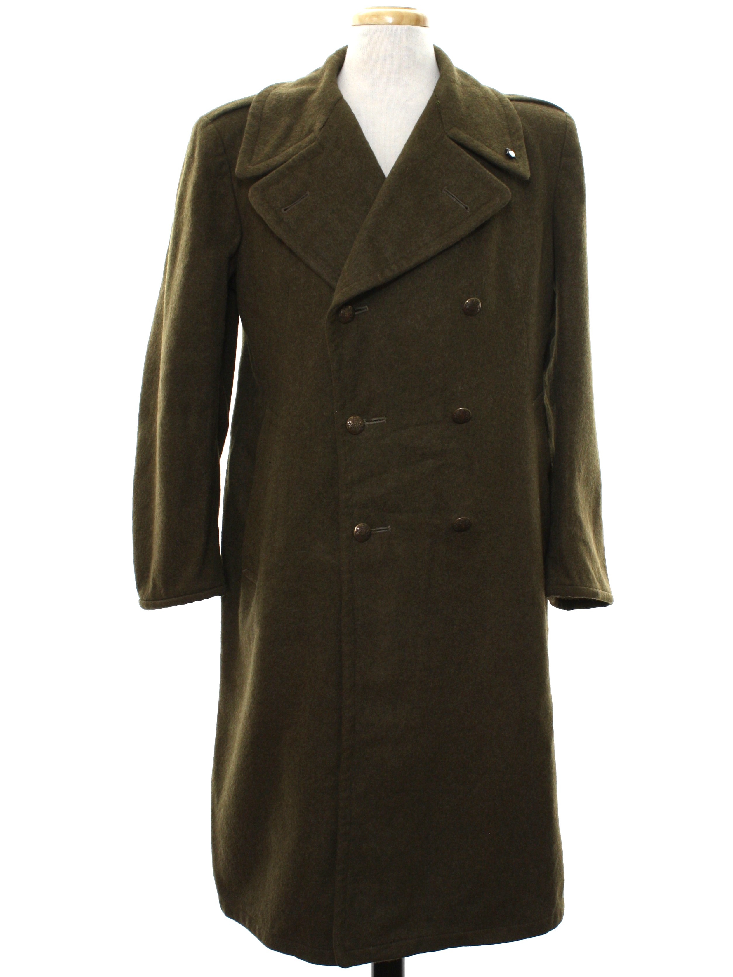 Thirties Vestra Jacket: Late 30s or Early 40s -Vestra- Mens khaki green ...