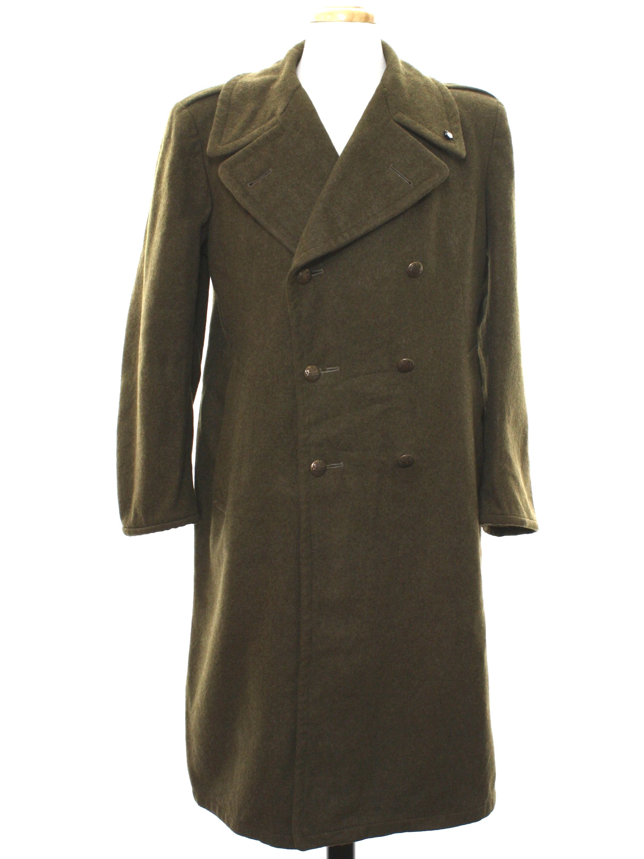 Thirties Vestra Jacket: Late 30s or Early 40s -Vestra- Mens khaki green ...