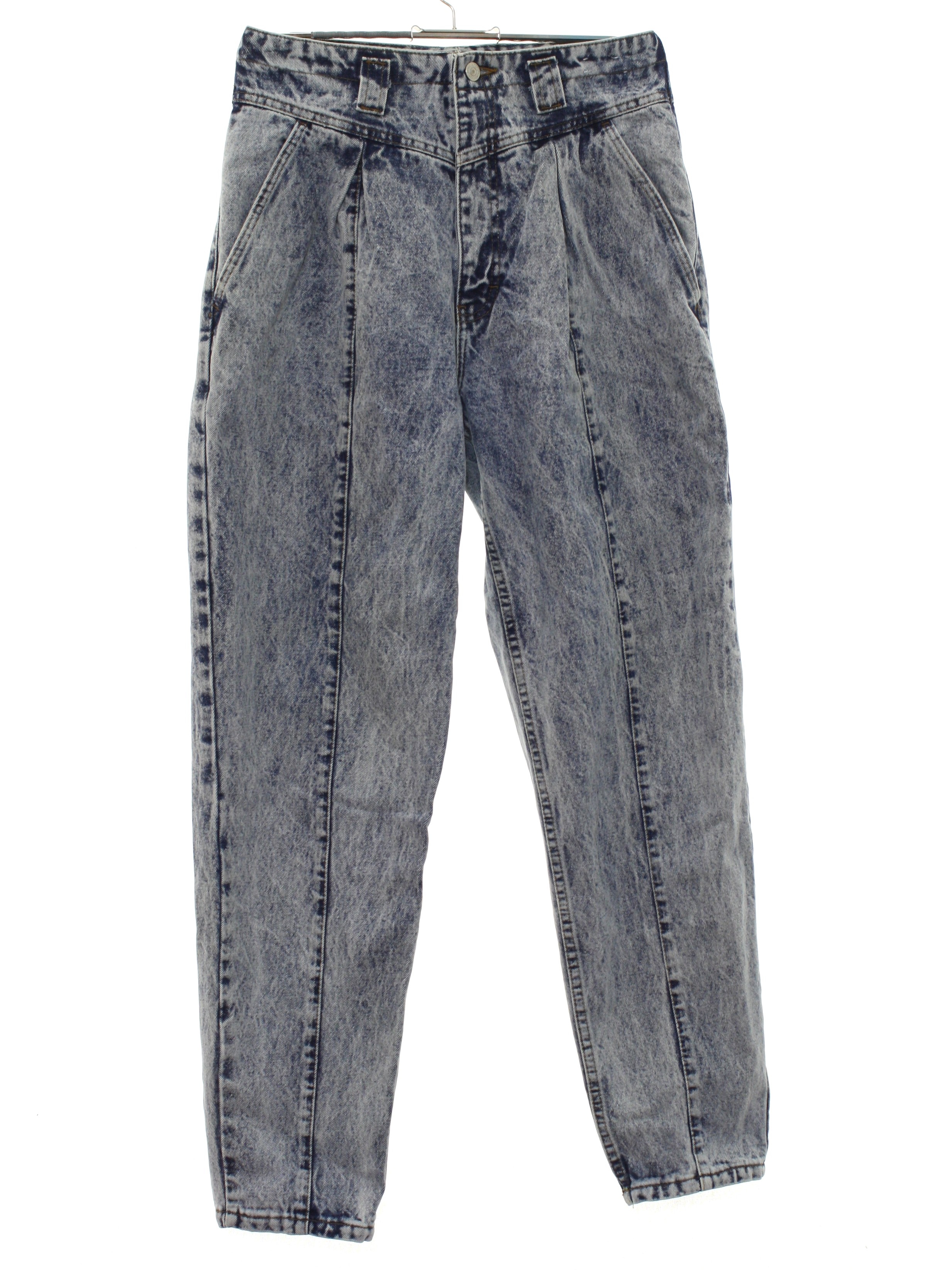 Eighties Vintage Pants: 80s -Jordache- Womens designer acid washed blue ...