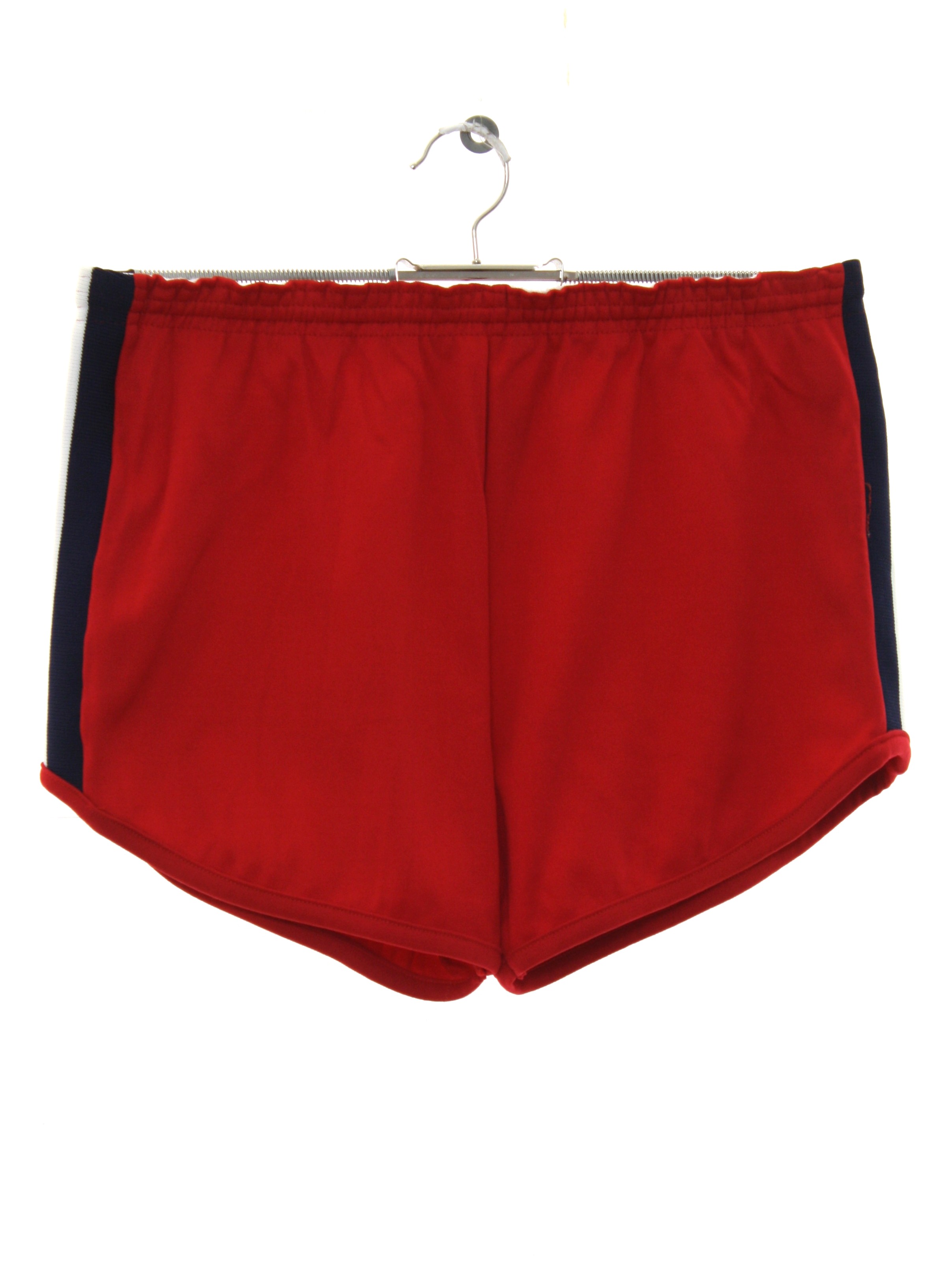 1970's Shorts (Protour): 70s -Protour- Mens red background nylon ...
