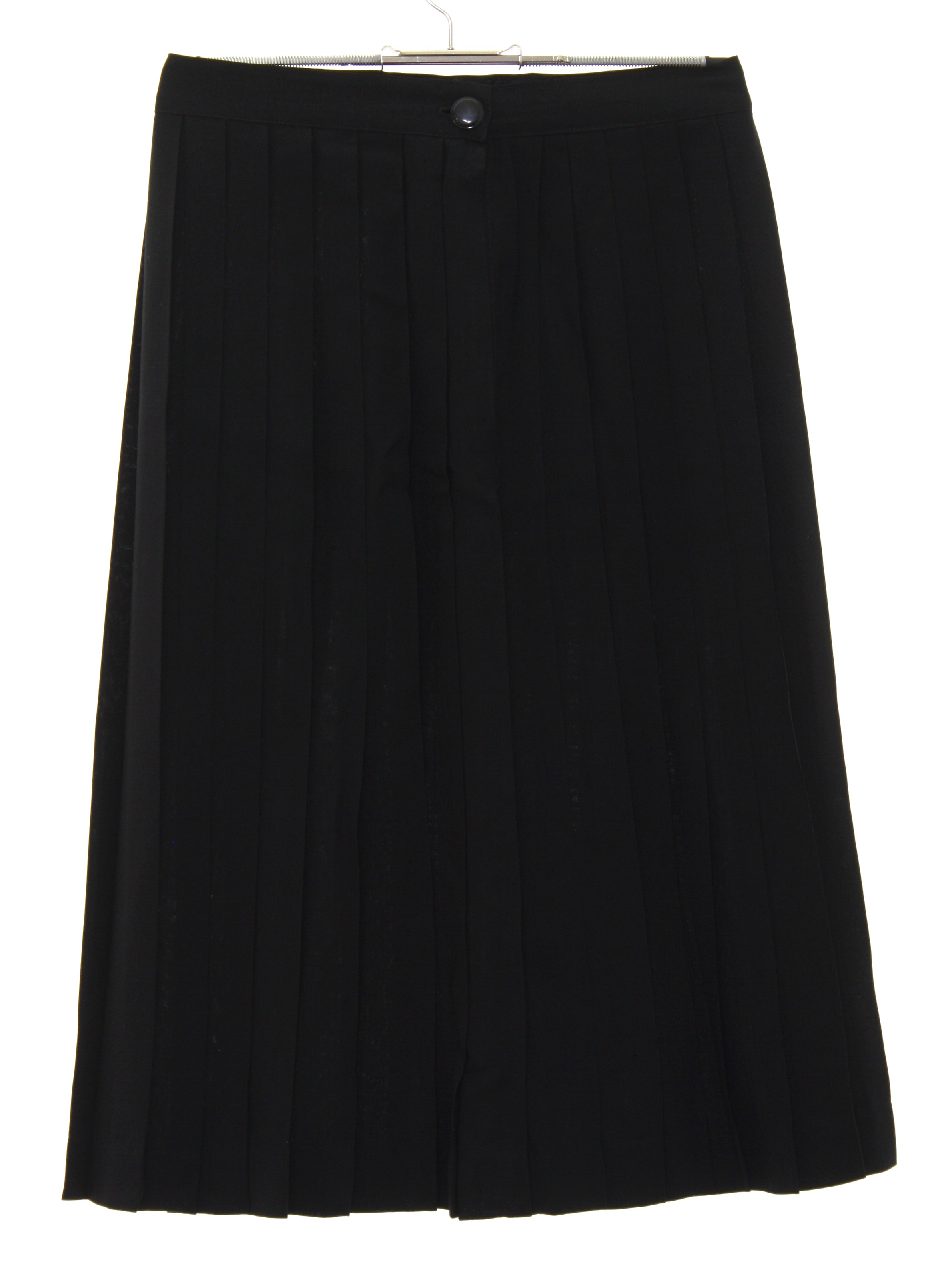 50s style black skirt