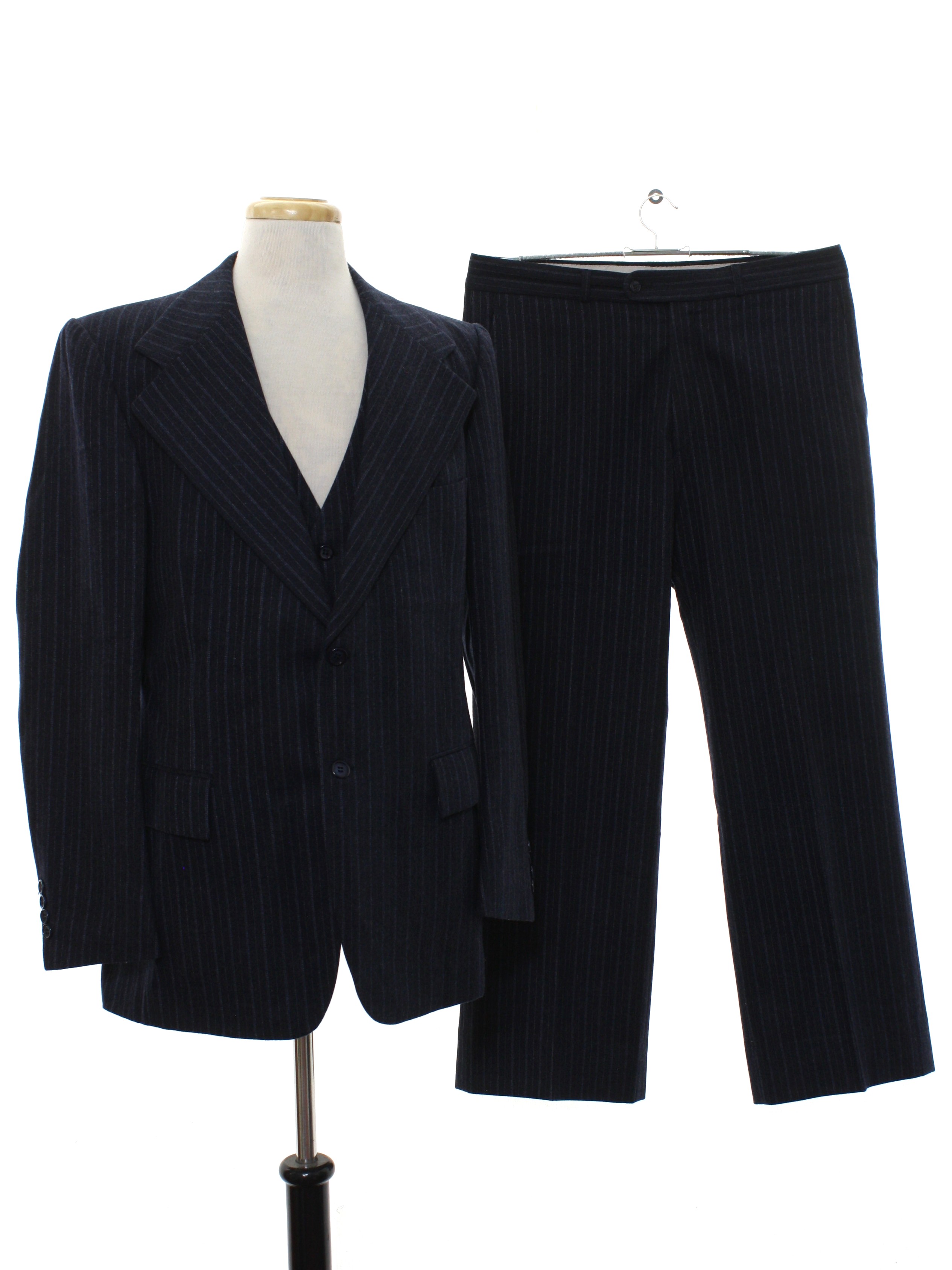 70's Vintage Suit: 70s -Yves Saint Laurent- Mens three piece disco suit ...