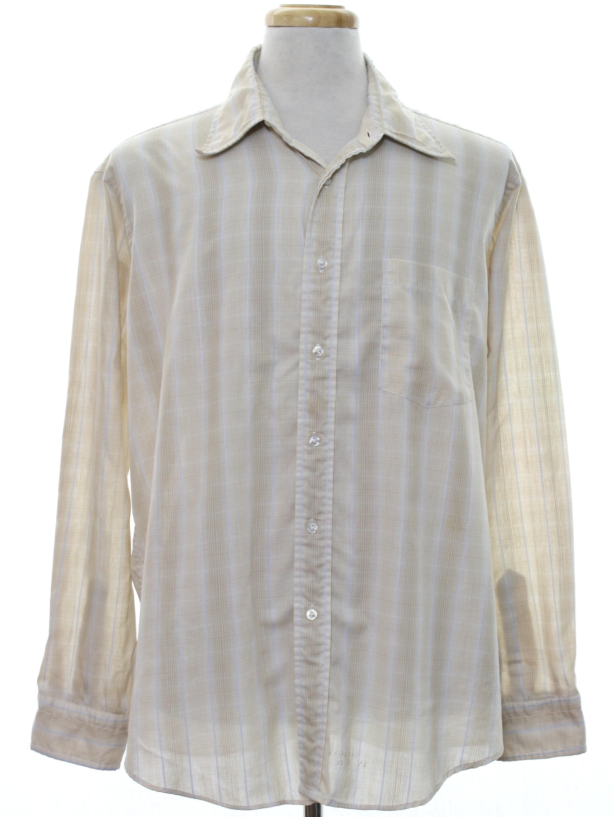 Woolf Brothers Seventies Vintage Shirt: 70s -Woolf Brothers- Mens light ...