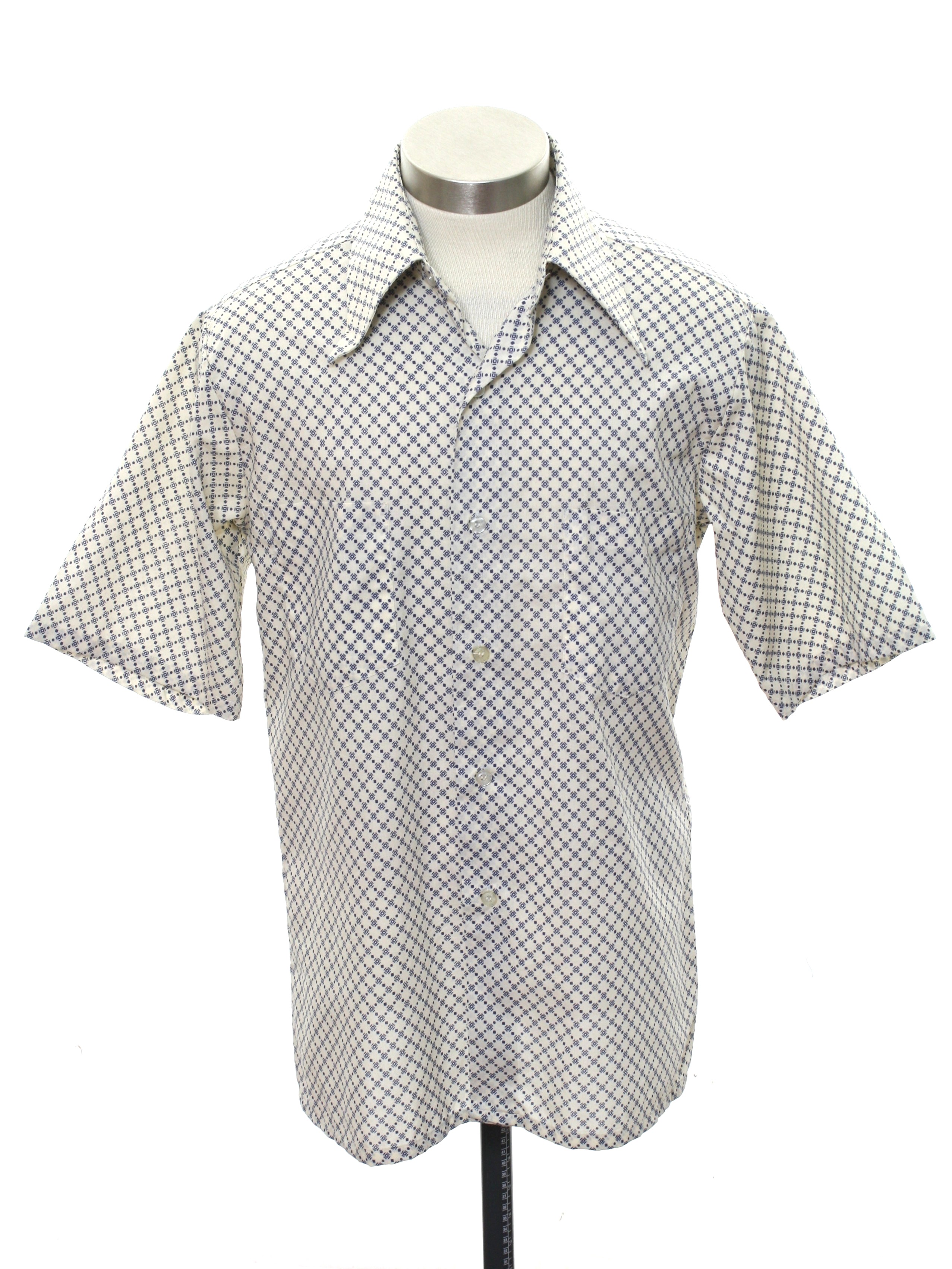 1970's Shirt (JC Penney): 70s -JC Penney- Mens white background ...