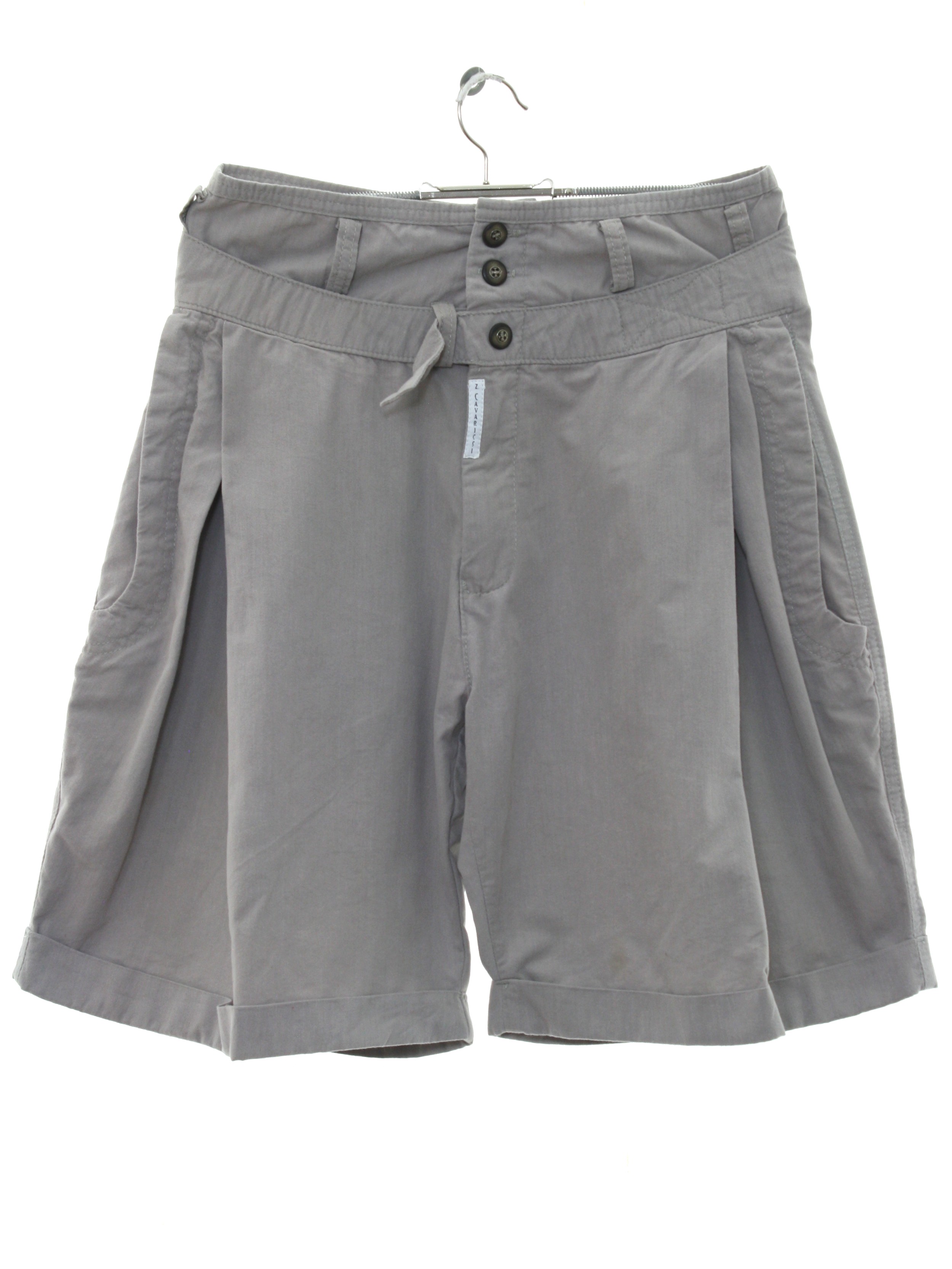 1980's Retro Shorts: 80s -Z. Cavaricci- Mens light grey background ...