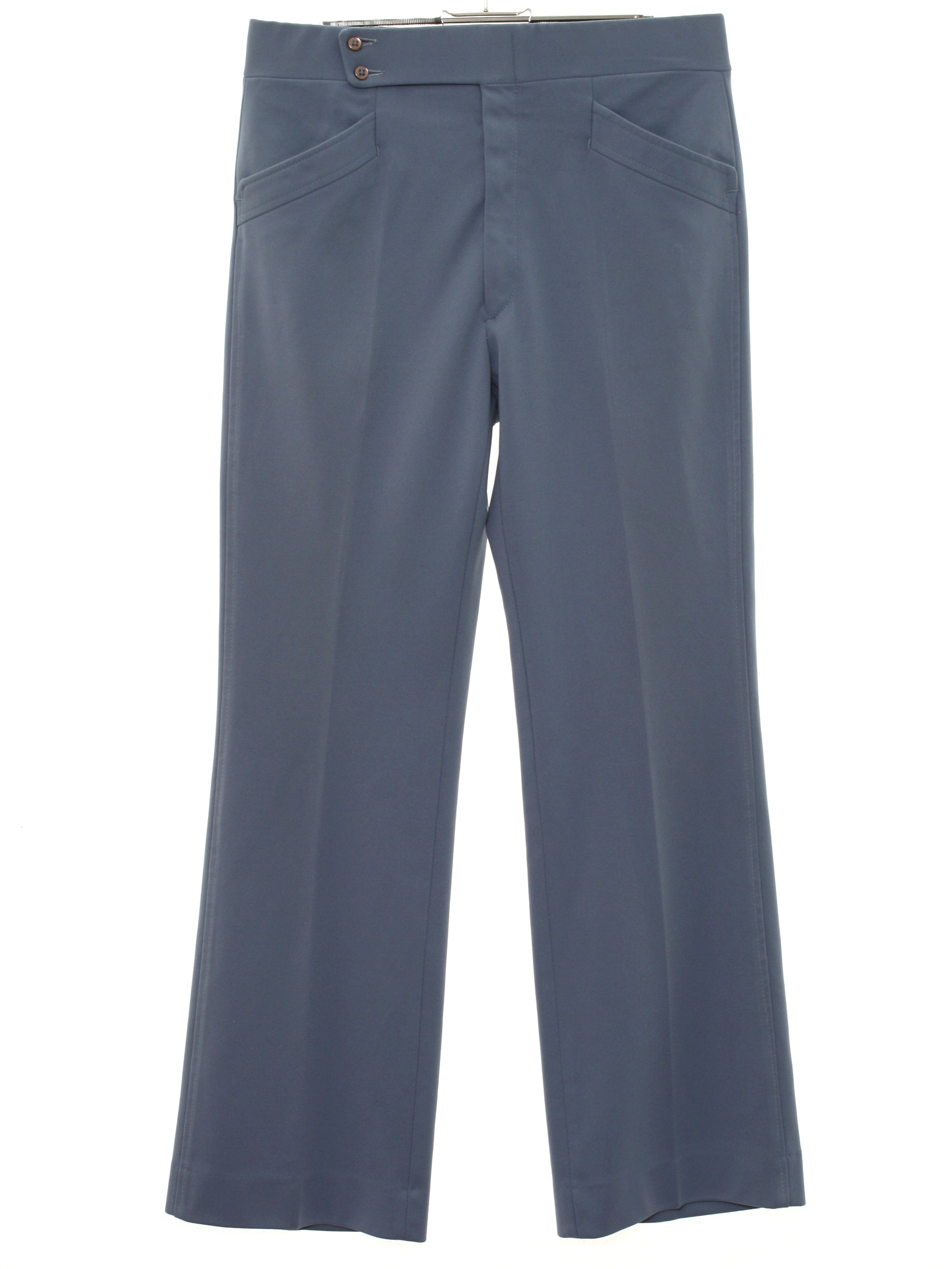 Retro 1970's Flared Pants / Flares (Haggar) : 70s -Haggar- Mens powder ...