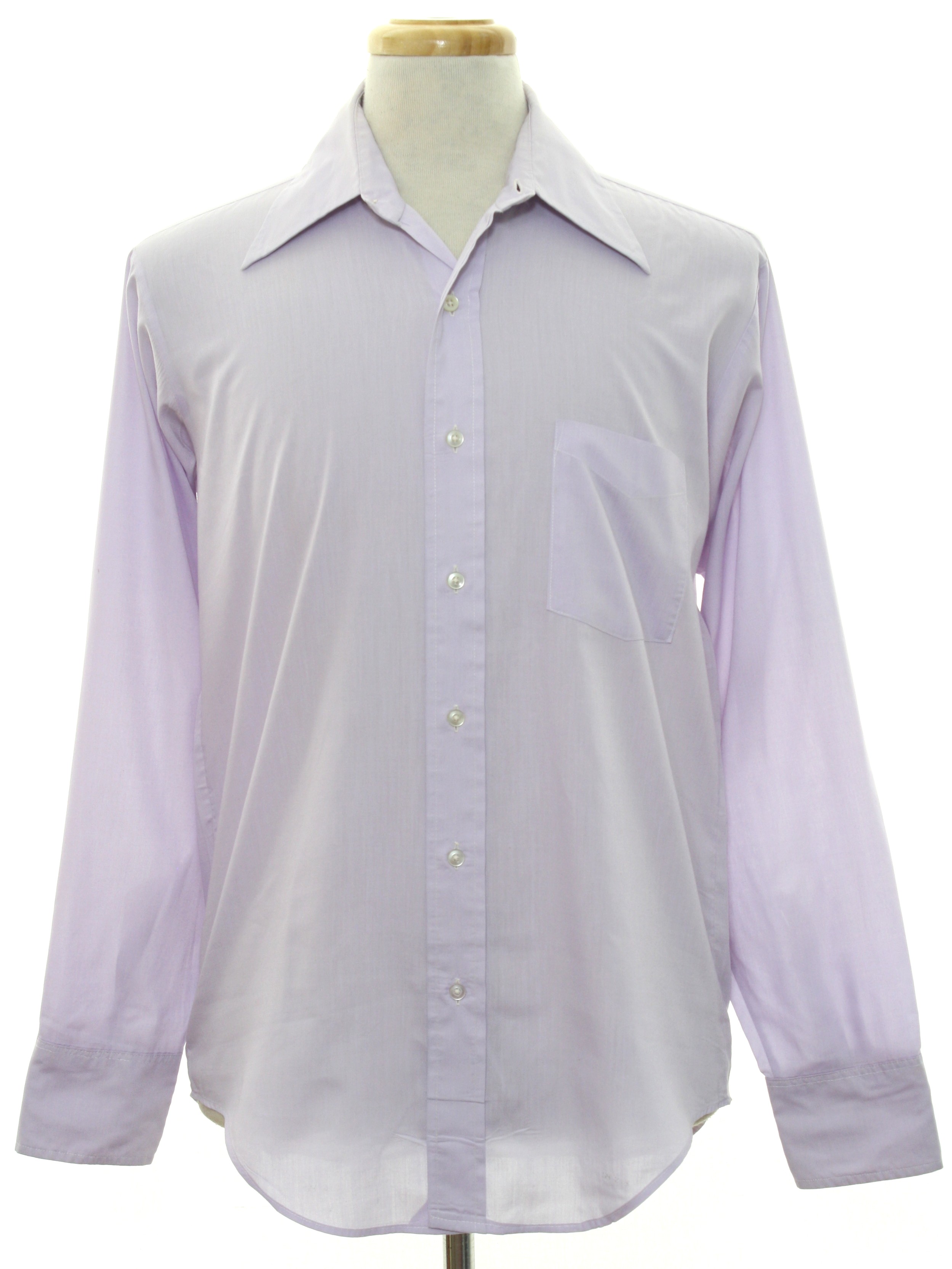 Vintage Andhurst Seventies Shirt: 70s -Andhurst- Mens lavender ...