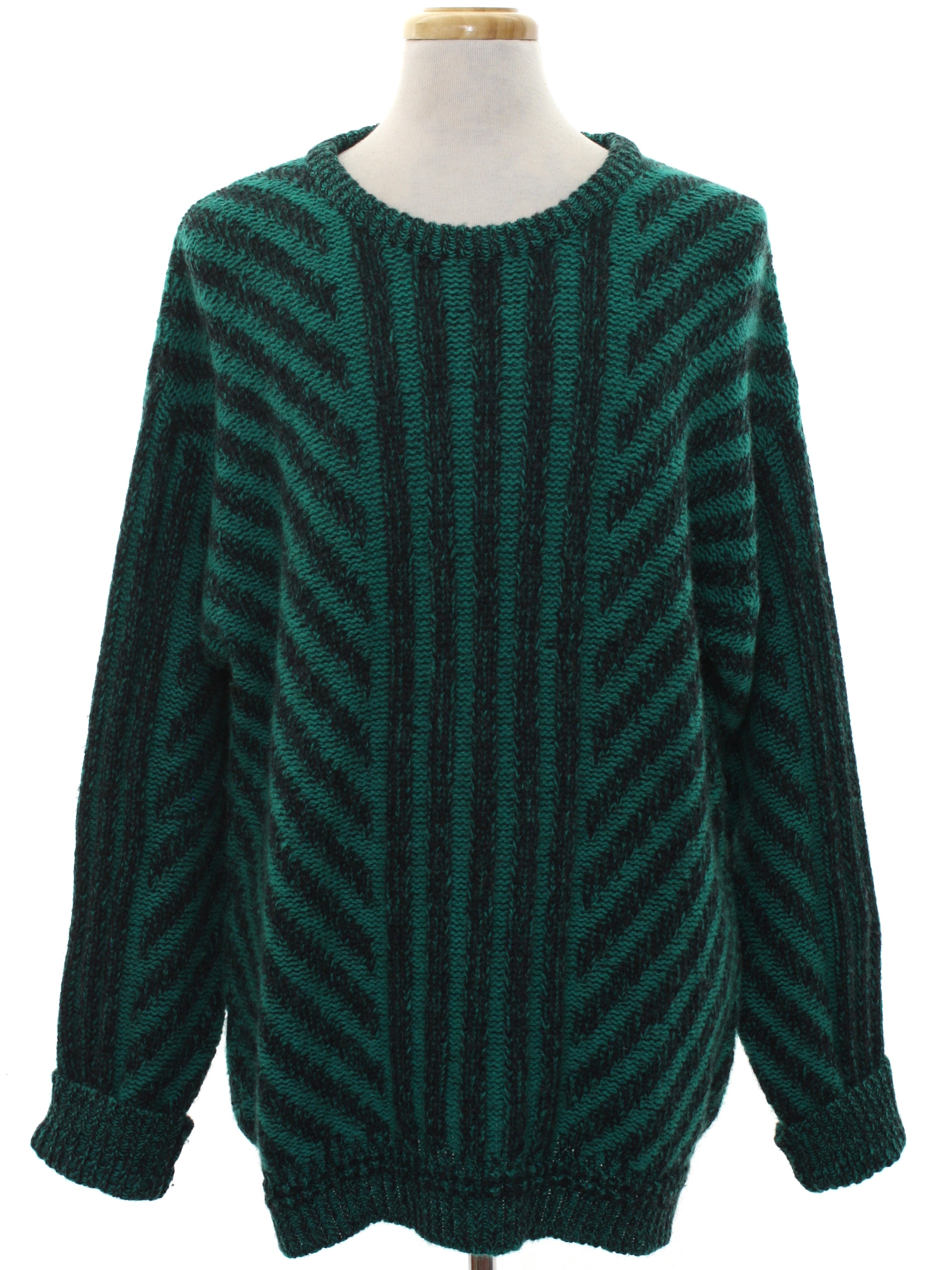 1980's Damon Tall Man Mens Totally 80s Wool Cosby Style Sweater 1980's Damon Tall Man Mens Totally 80s Wool Cosby Style Sweater