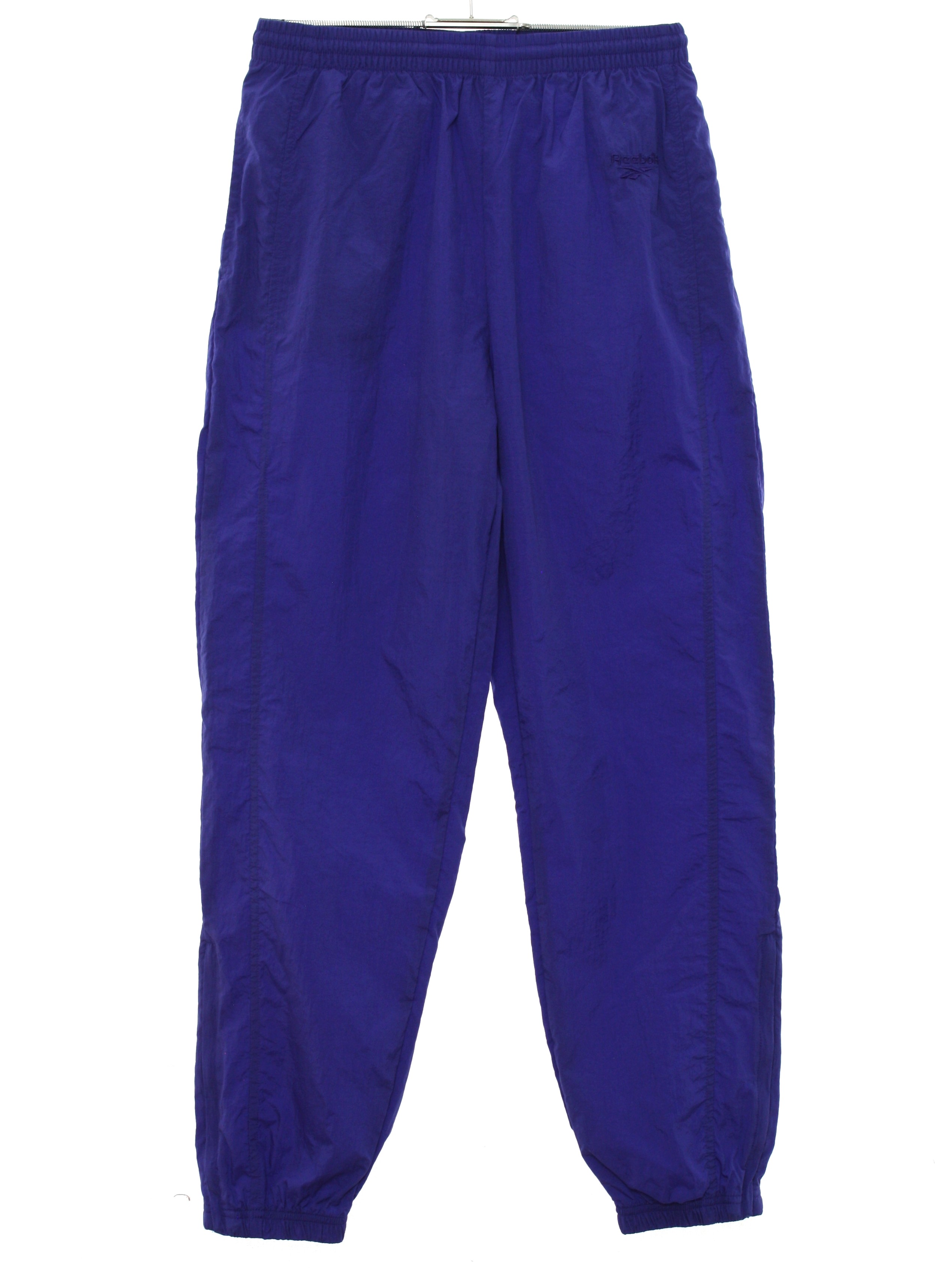 1990's Pants (Reebok): 90s -Reebok- Mens deep purple solid colored ...