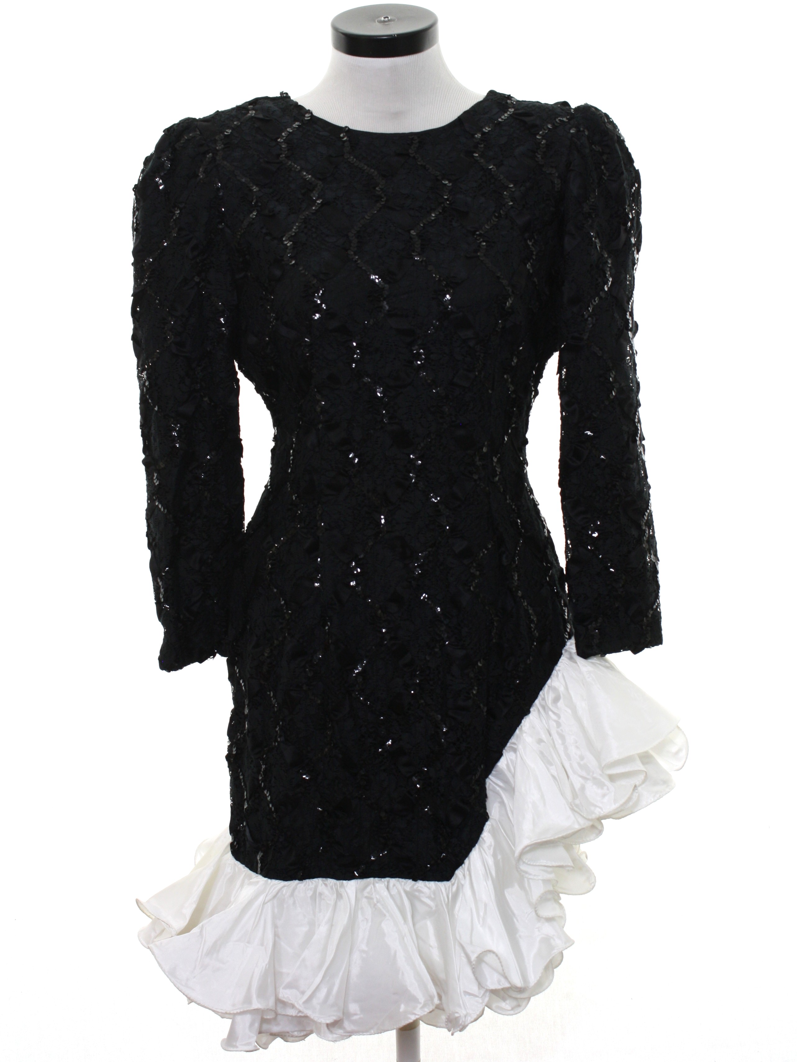 by johnny black and white dress