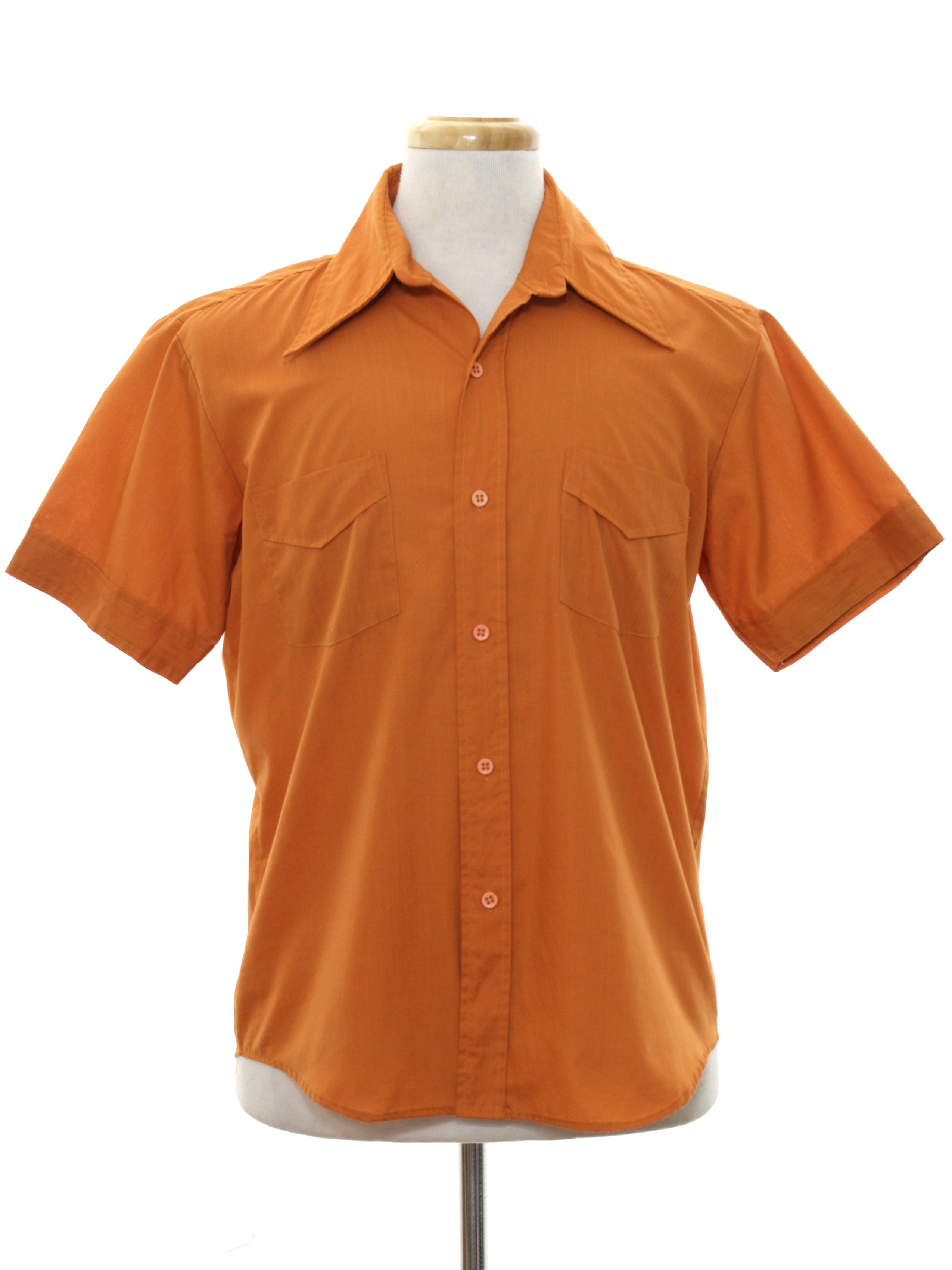 Marlboro Seventies Vintage Shirt: 70s -Marlboro- Mens teracotta ...
