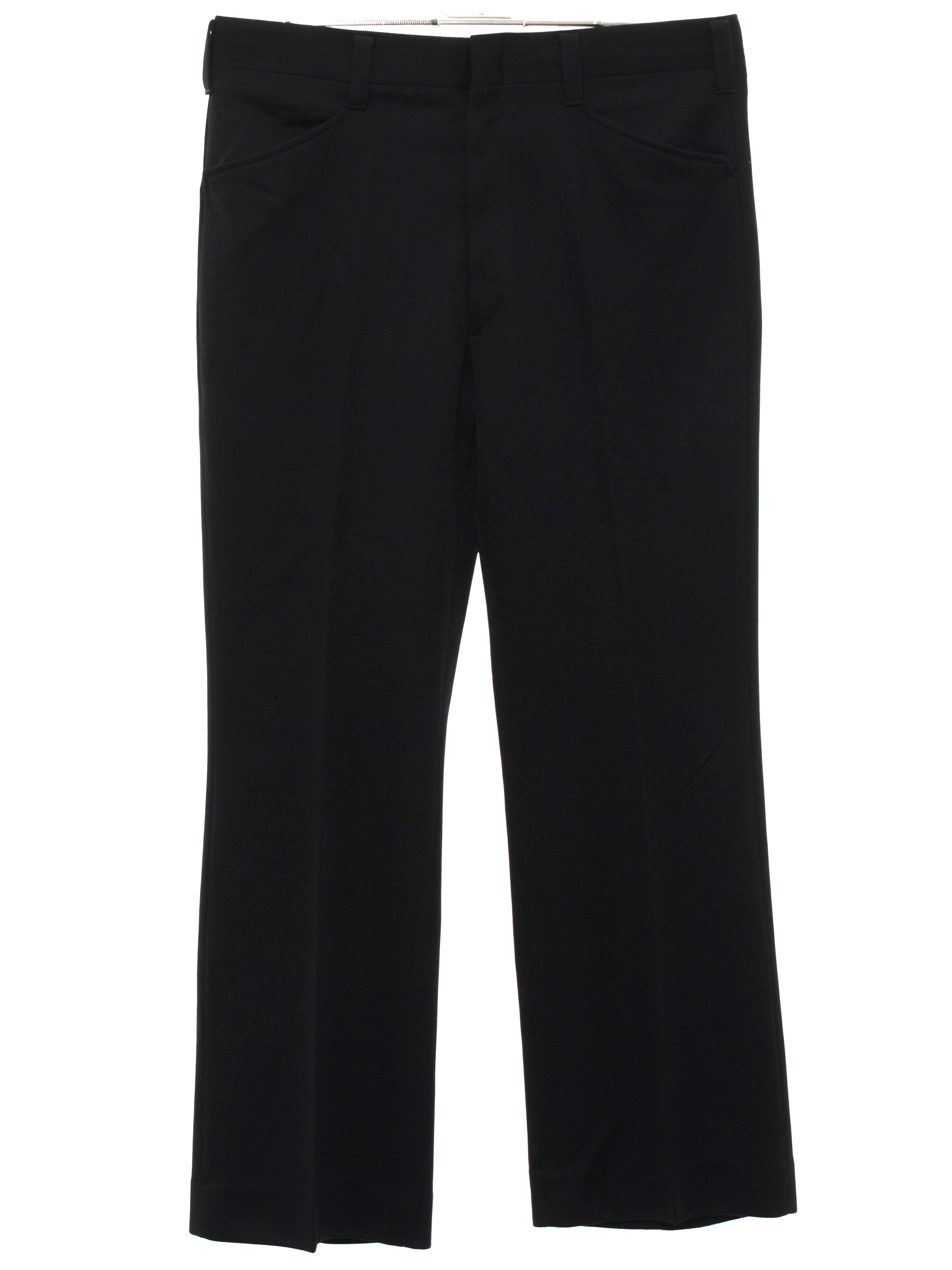 mens black flares