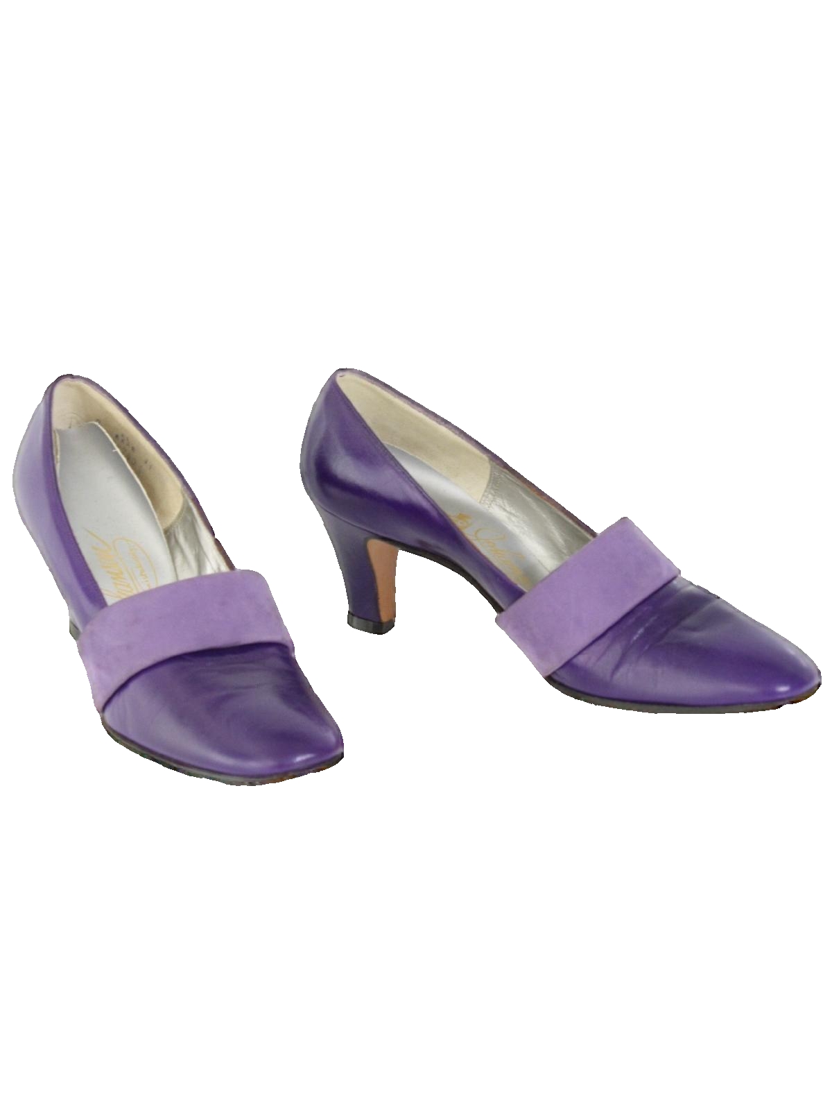 purple 3 inch heels