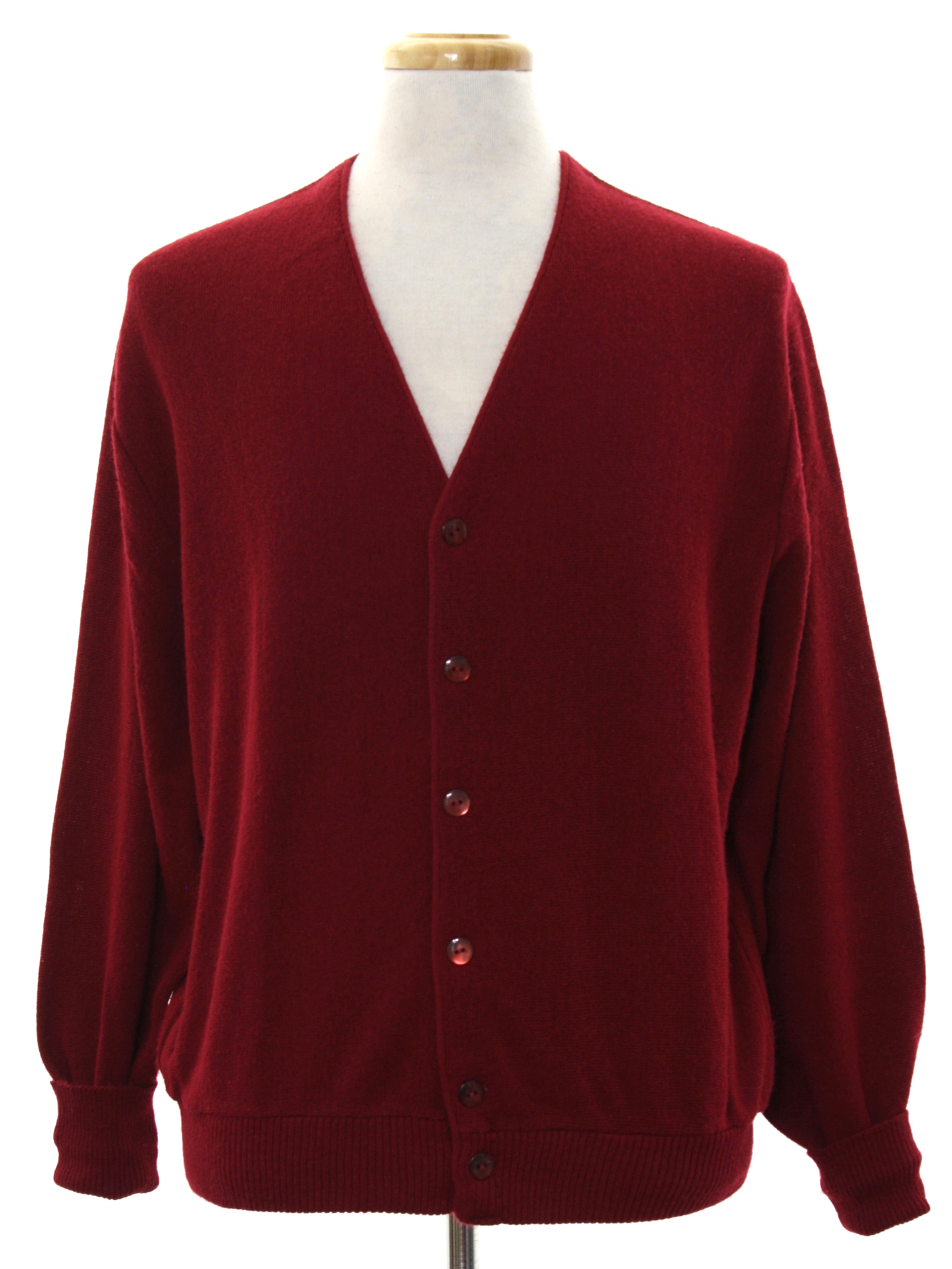80 s Caridgan Sweater 80s Arnold Palmer for Robert Bruce Mens