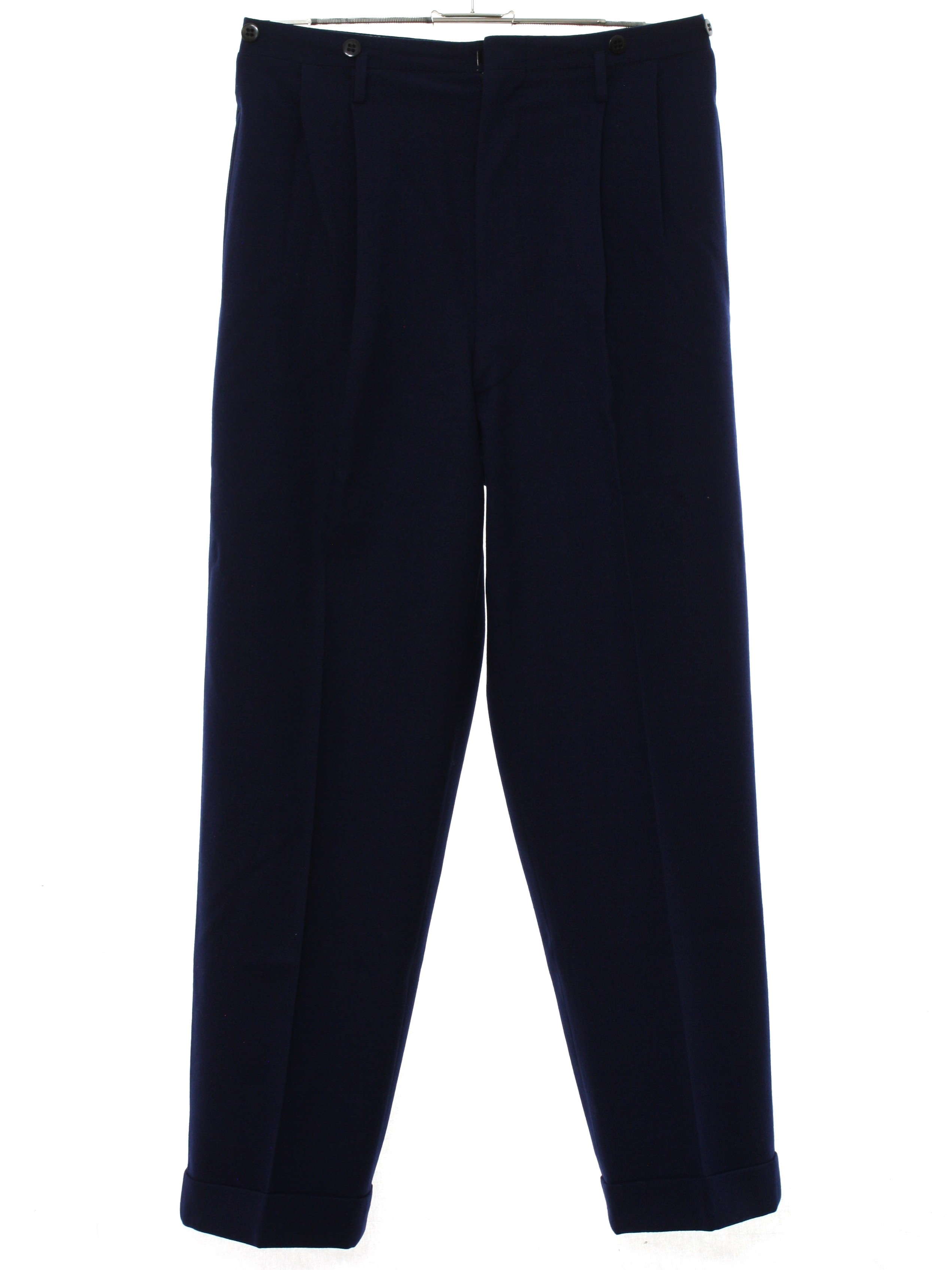 navy tapered pants