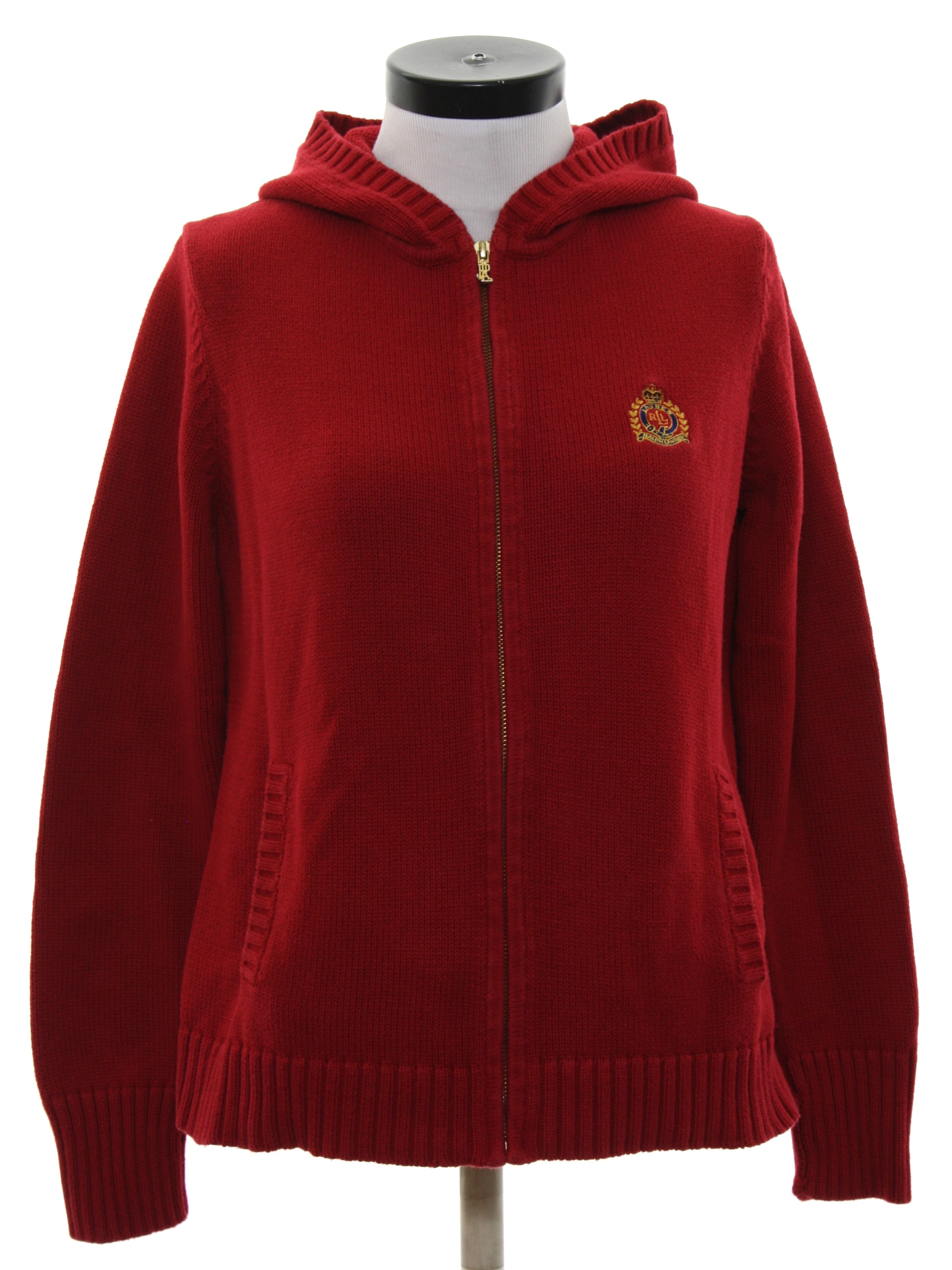 ralph lauren women's zipper sweater