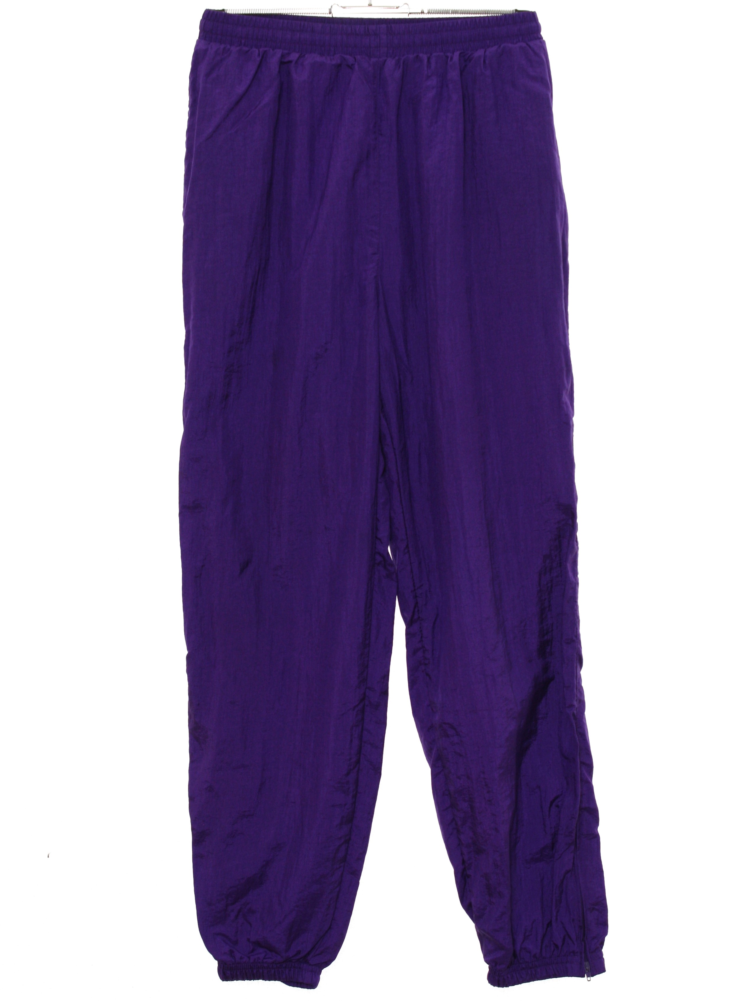 90s Retro Pants: 90s -Care Label- Womens dark purple solid colored ...