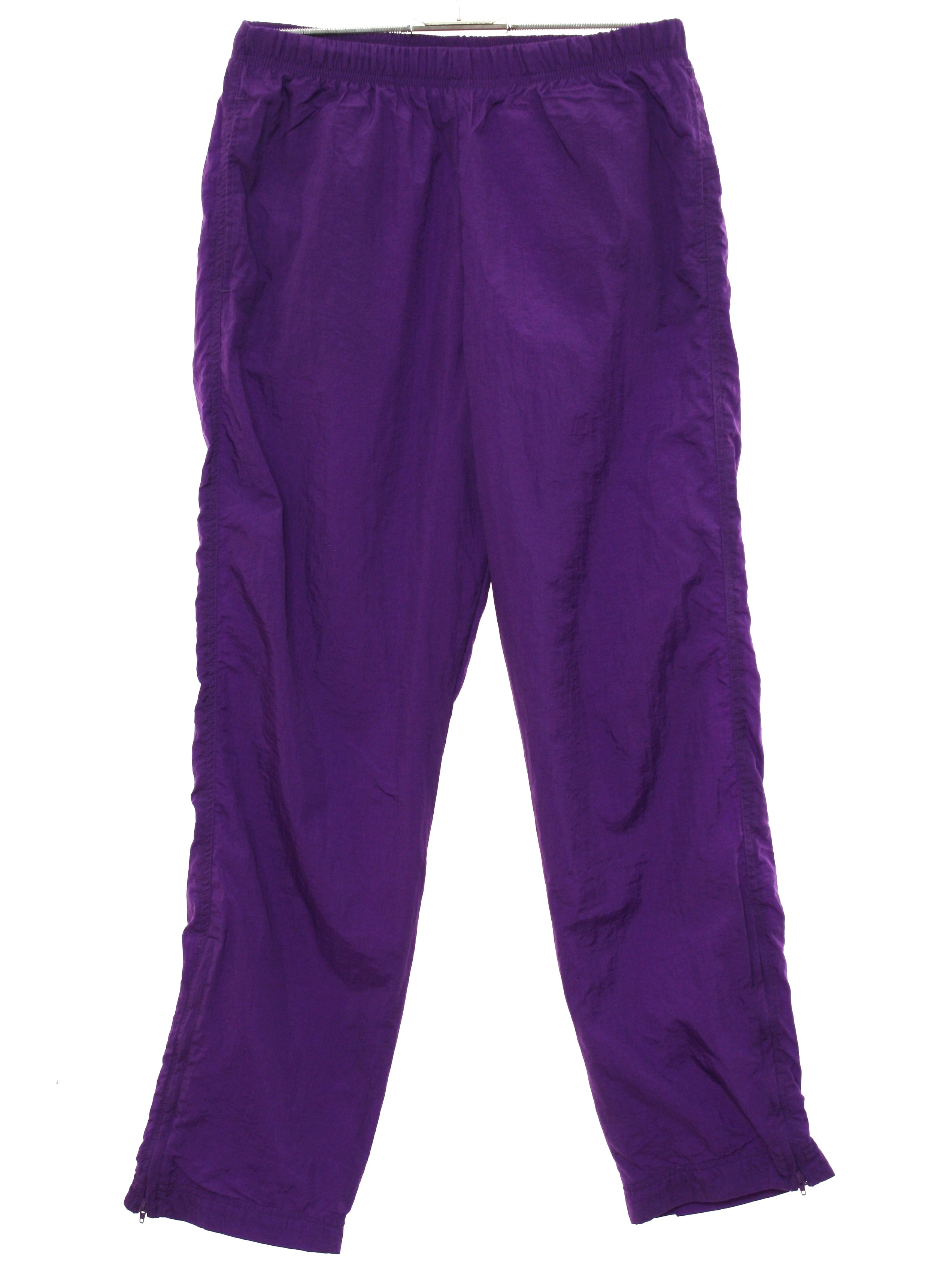 Vintage Nike 1990s Pants: 90s -Nike- Womens dark purple solid colored ...