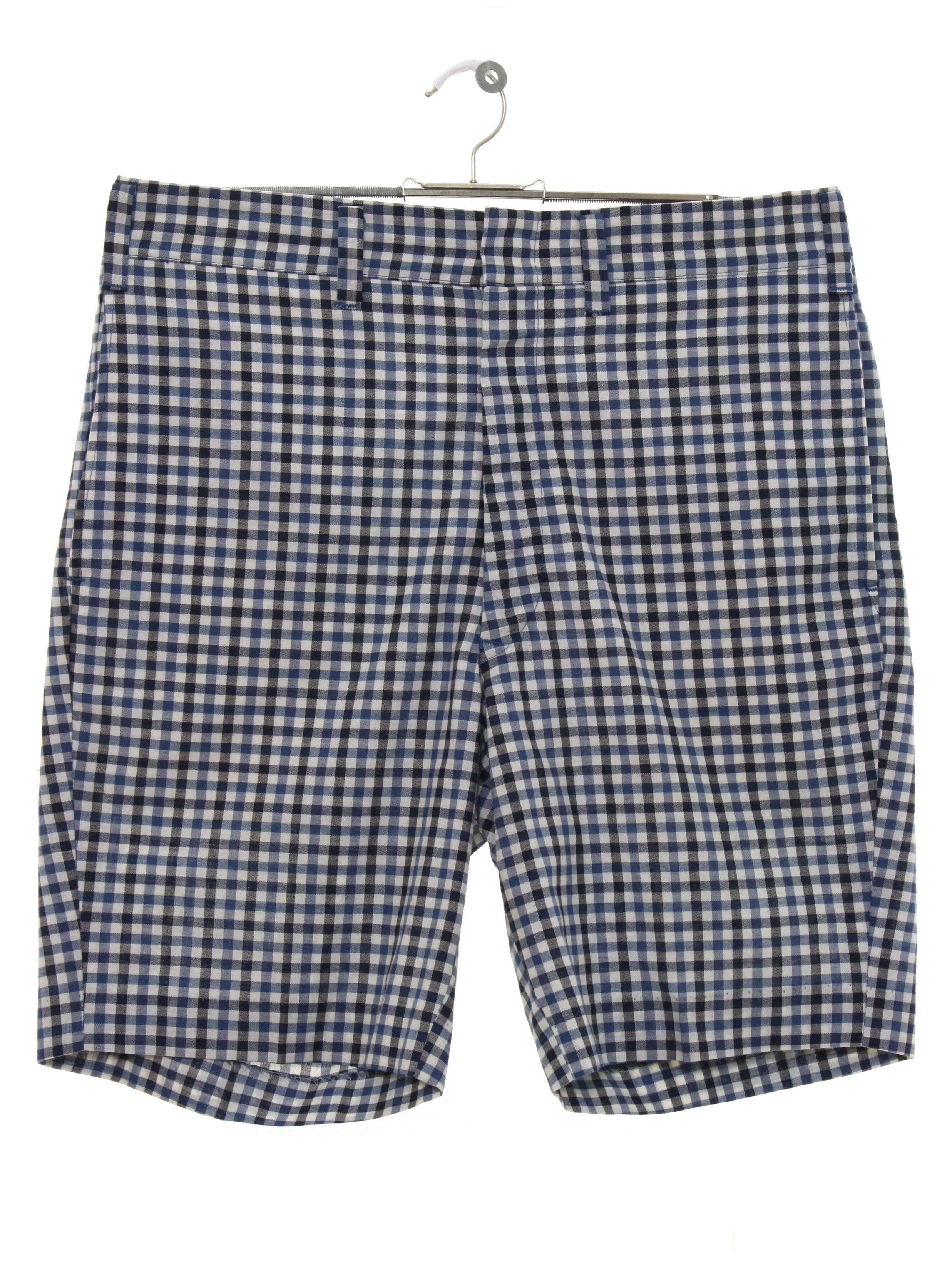 Retro 1960s Shorts Late 60s or Early 70s Harris Slacks Mens