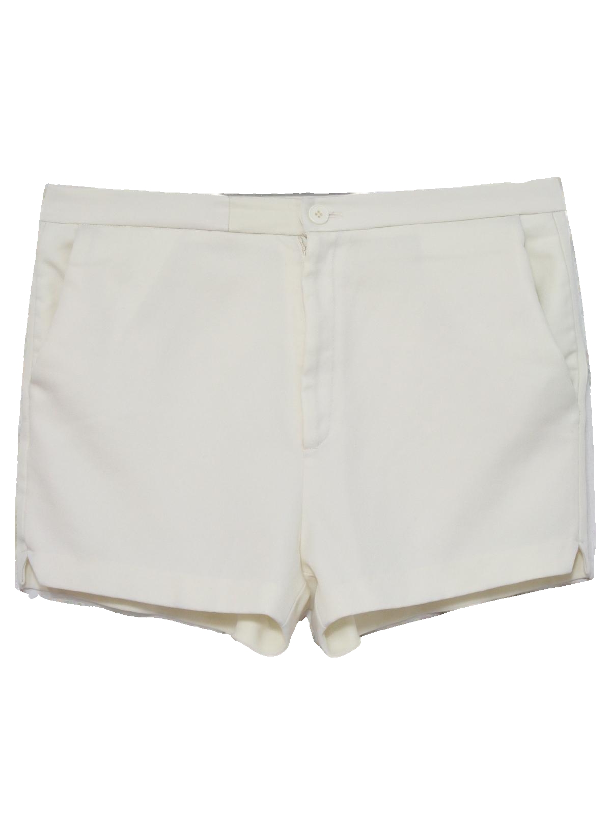 80s Vintage Home Sewn Shorts: 80s -Home Sewn- Mens cream background ...