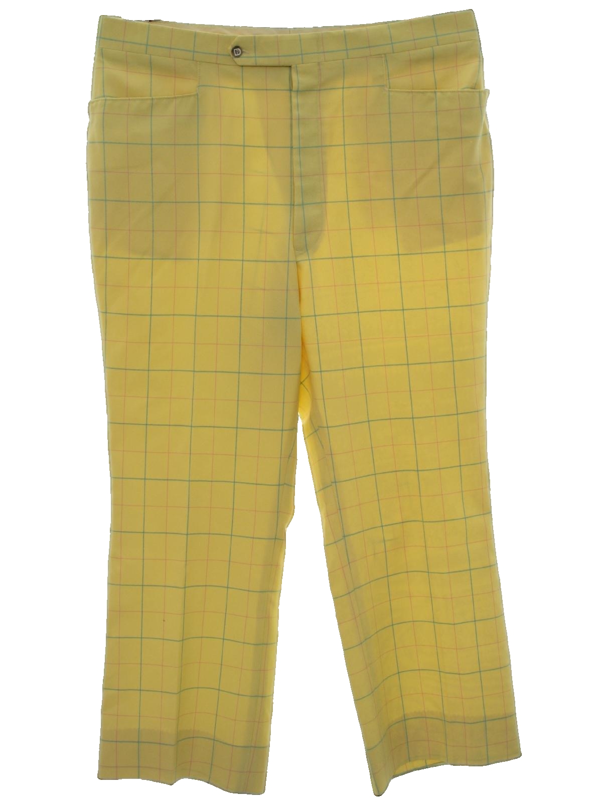 1980's Vintage Di Fini Pants: 80s -Di Fini- Mens yellow with sea foam ...