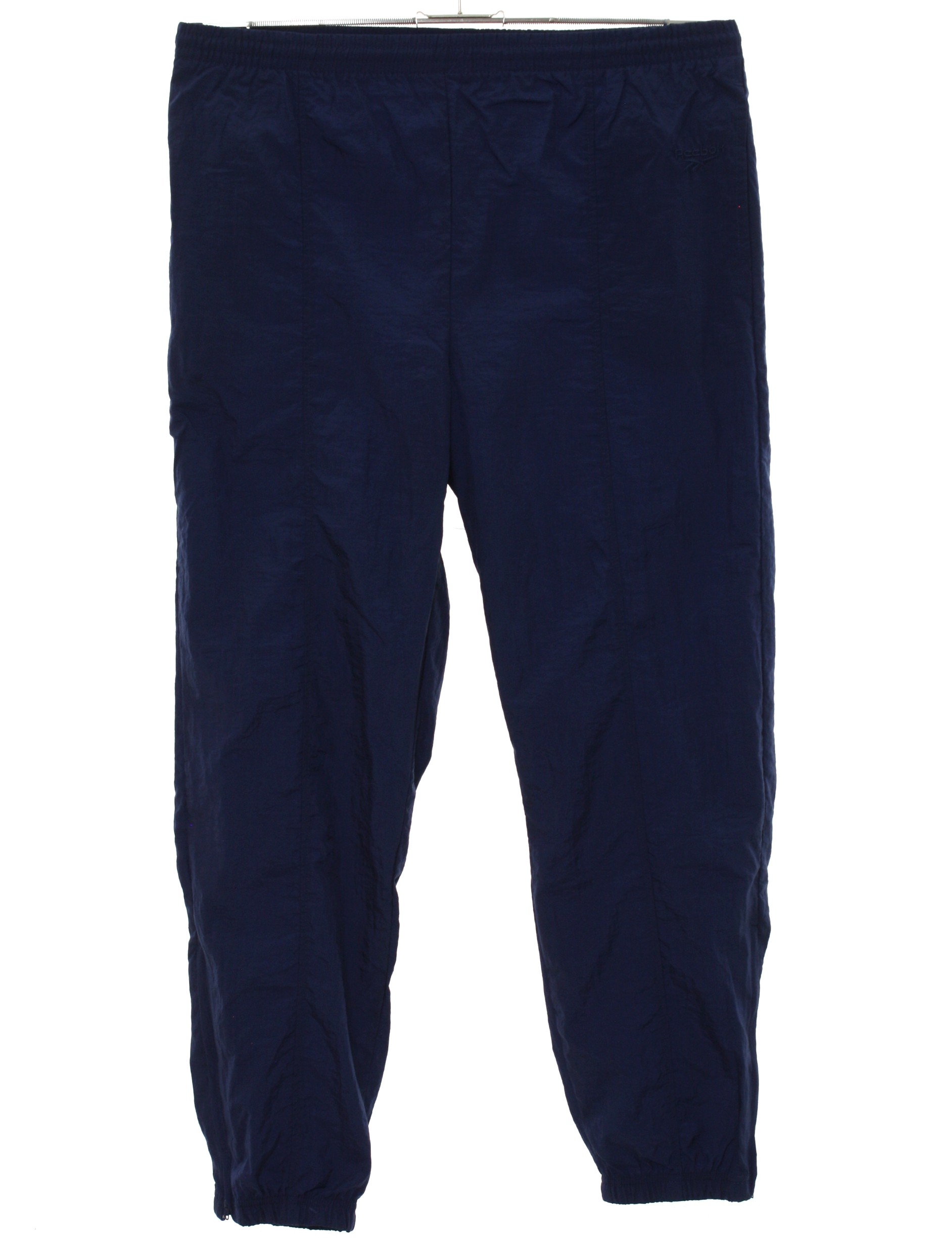 reebok solid men's track pants