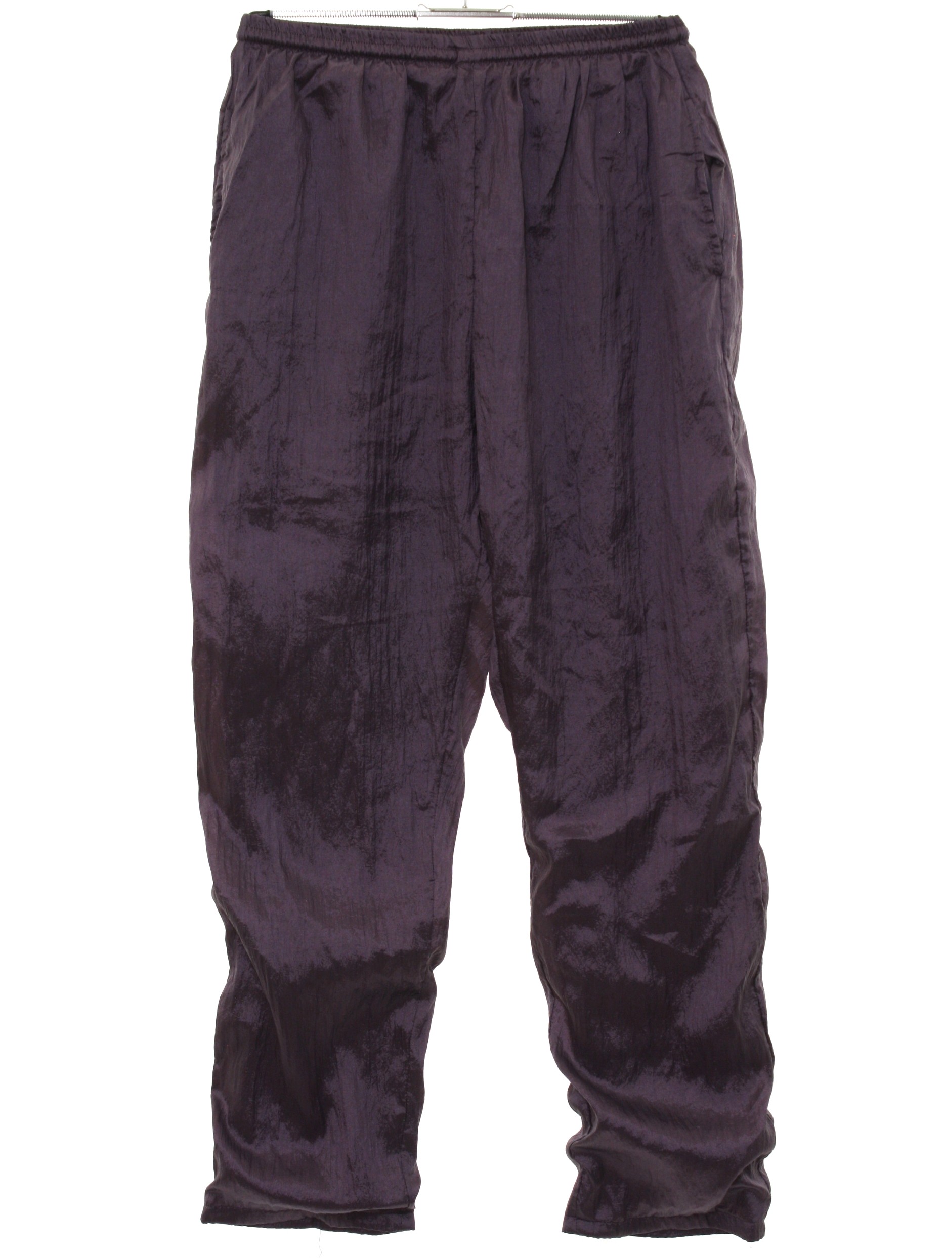 cuffless track pants