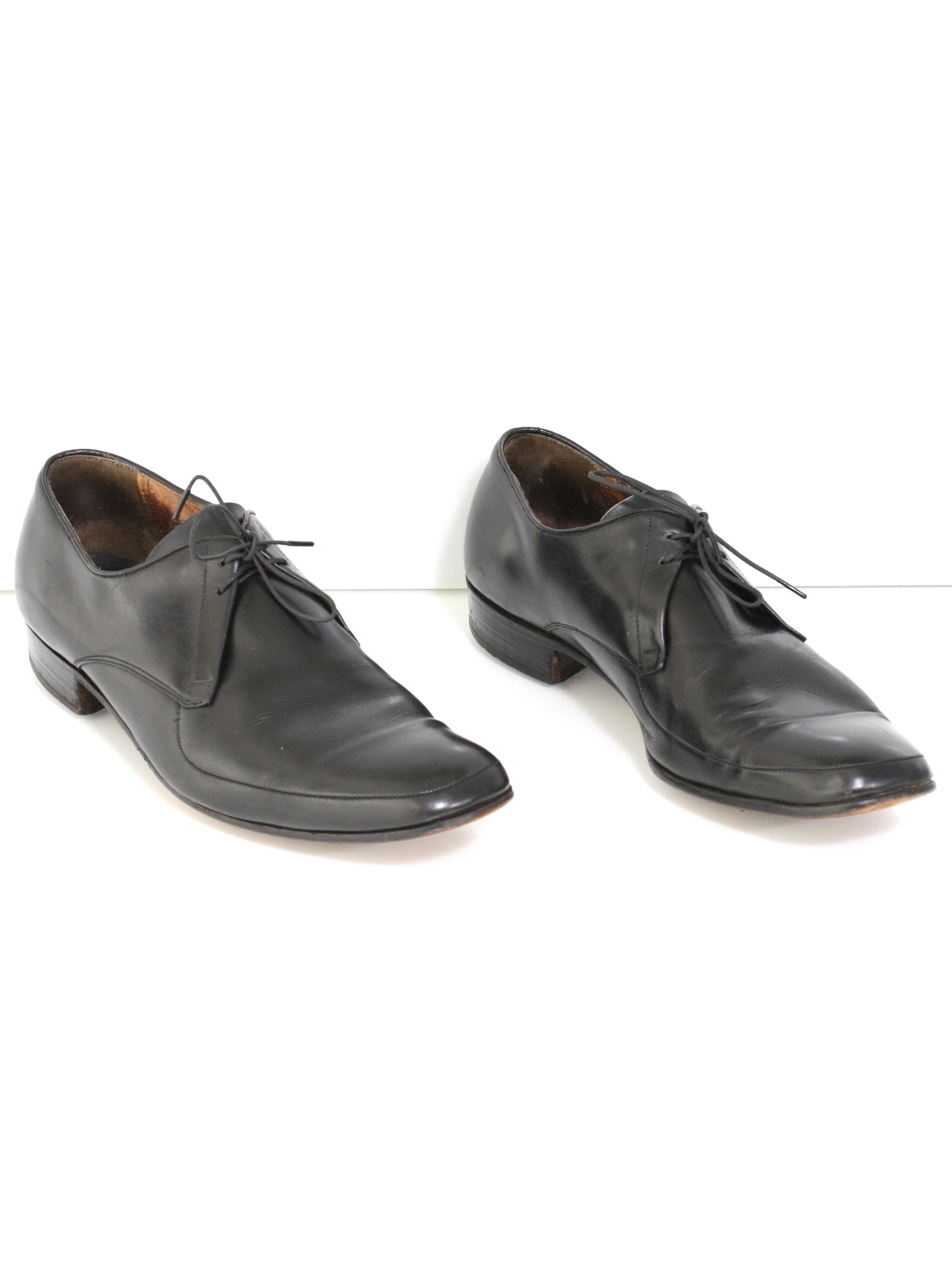Vintage 1960's Shoes: Late 60s -Nord West First Class- Mens black ...