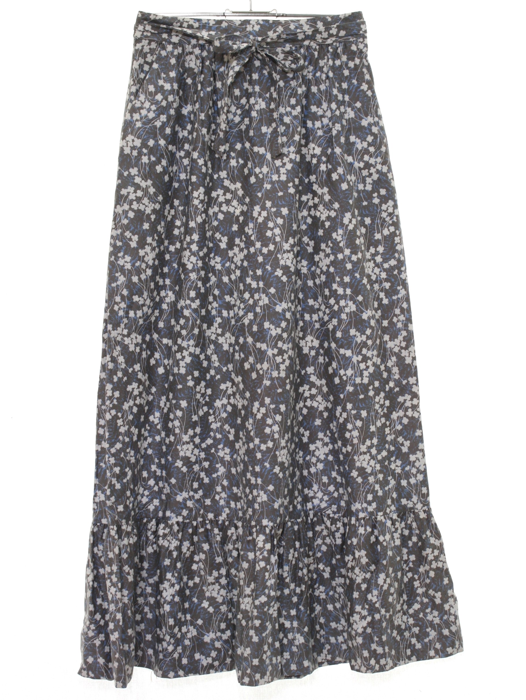 70s Vintage Malia Hippie Skirt: 70s -Malia- Womens grey background ...