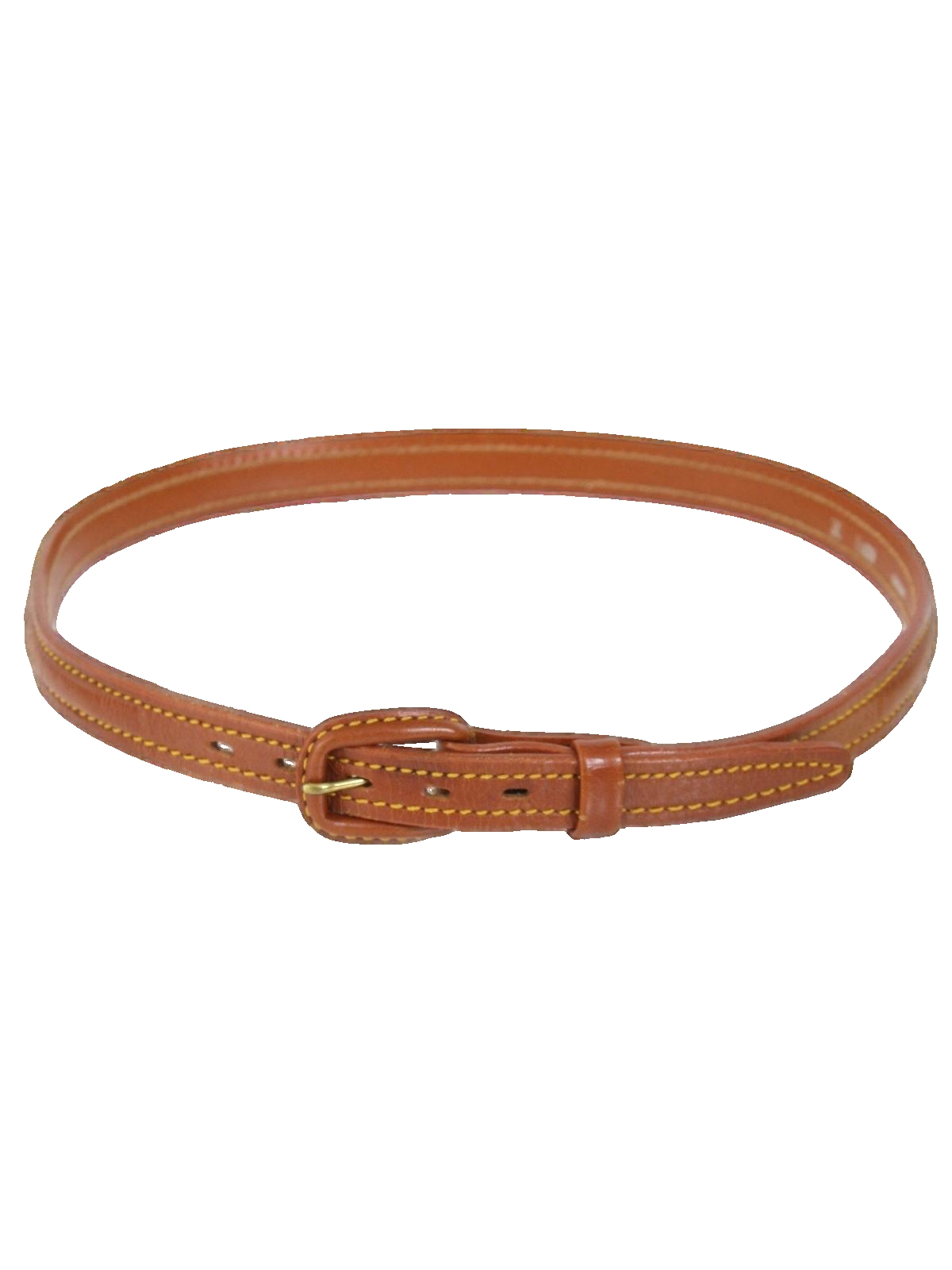 Vintage 60s Belt: Early 60s -Paris- Mens light brown smooth leather mod ...