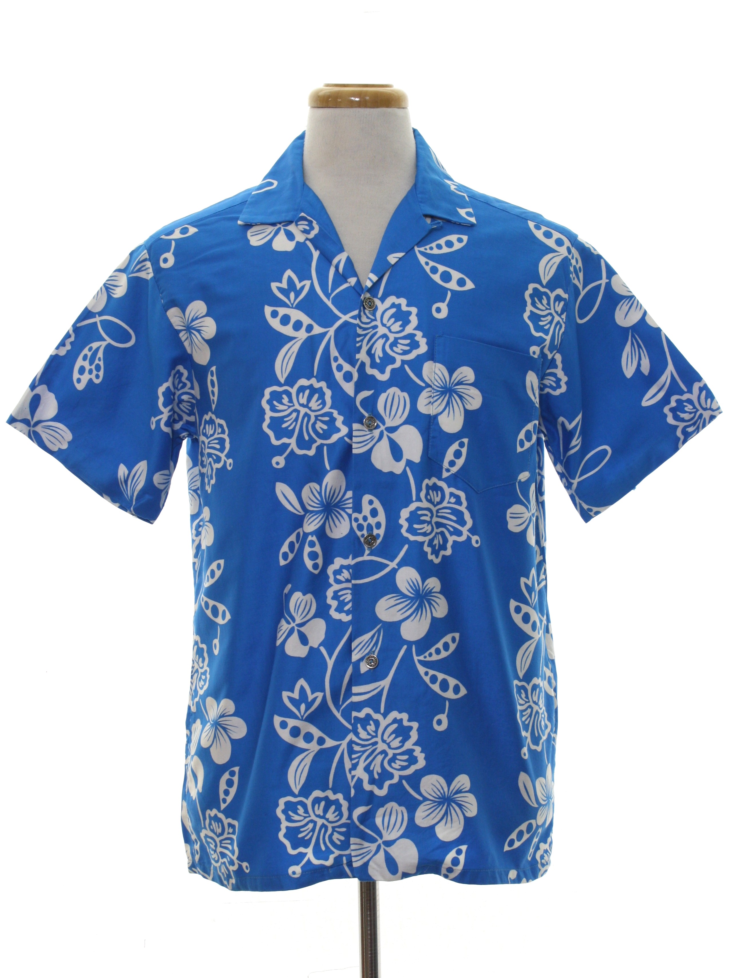 1960s Vintage Hawaiian Shirt: Early 60s -Andrade Made in Hawaii- Mens ...