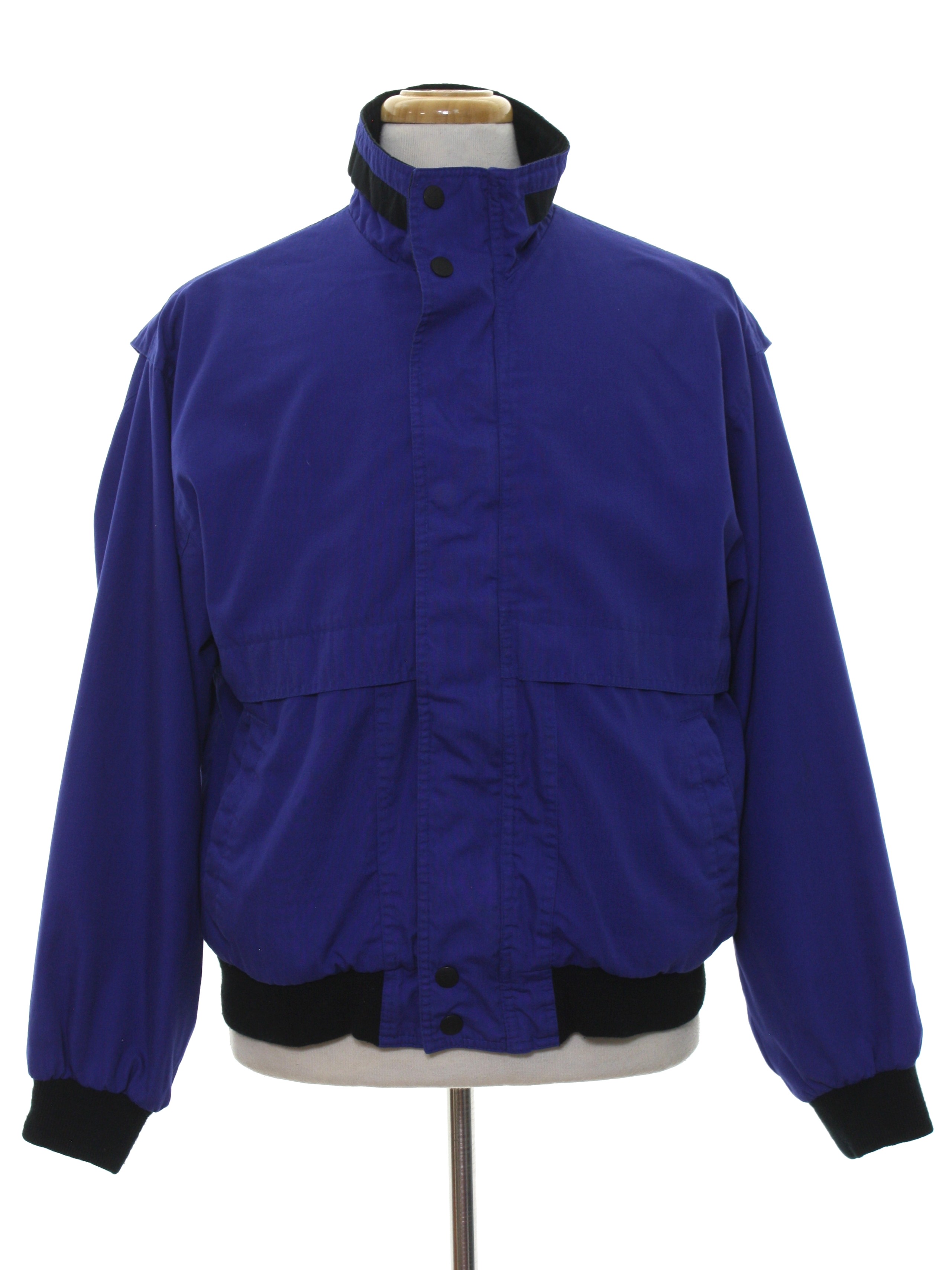 Vintage 1990's Jacket: 90s or Newer -Pacific Trail- Mens dark royal ...