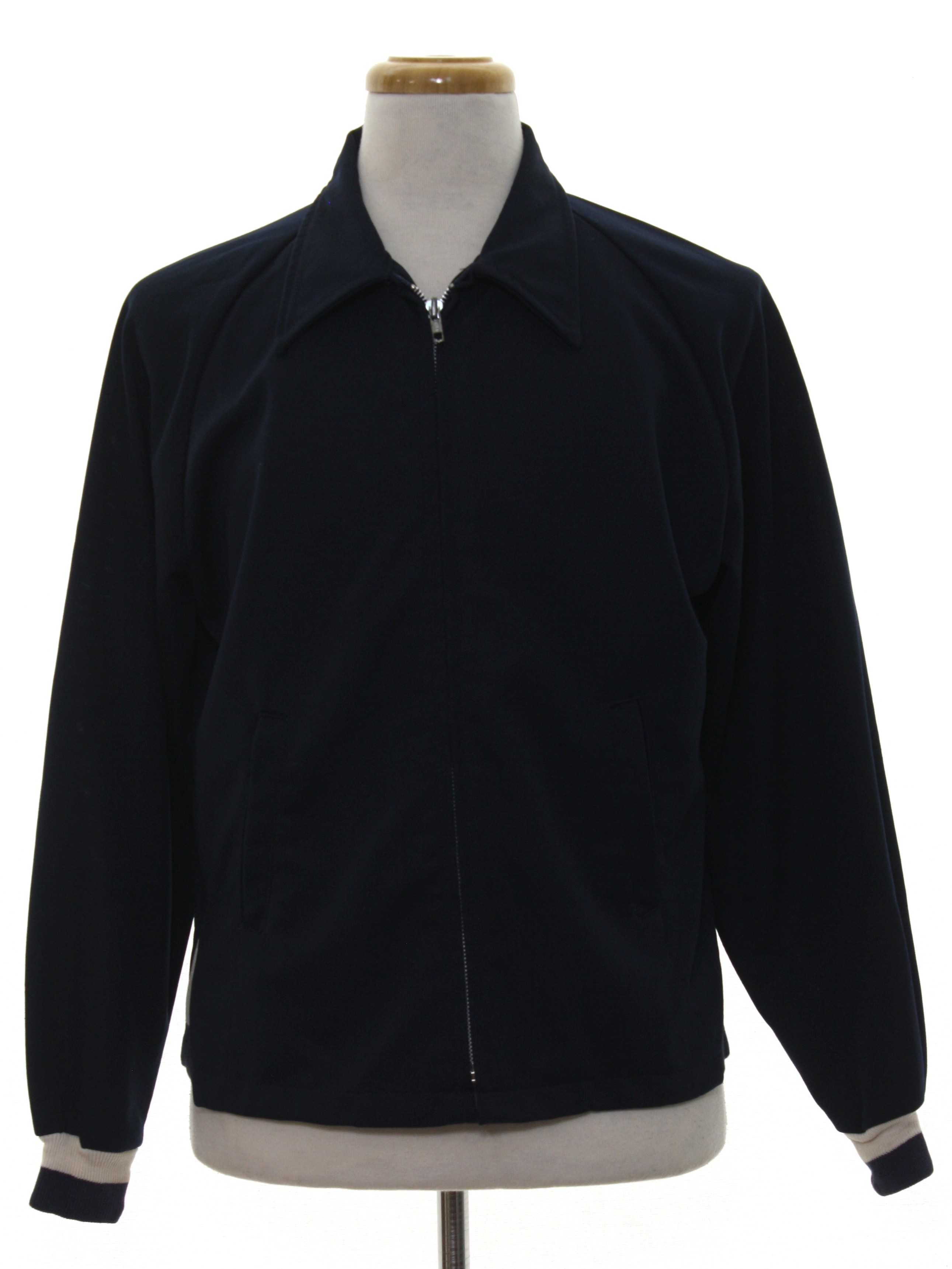 Vintage Haband 80's Jacket: 80s -Haband- Mens midnight blue background ...