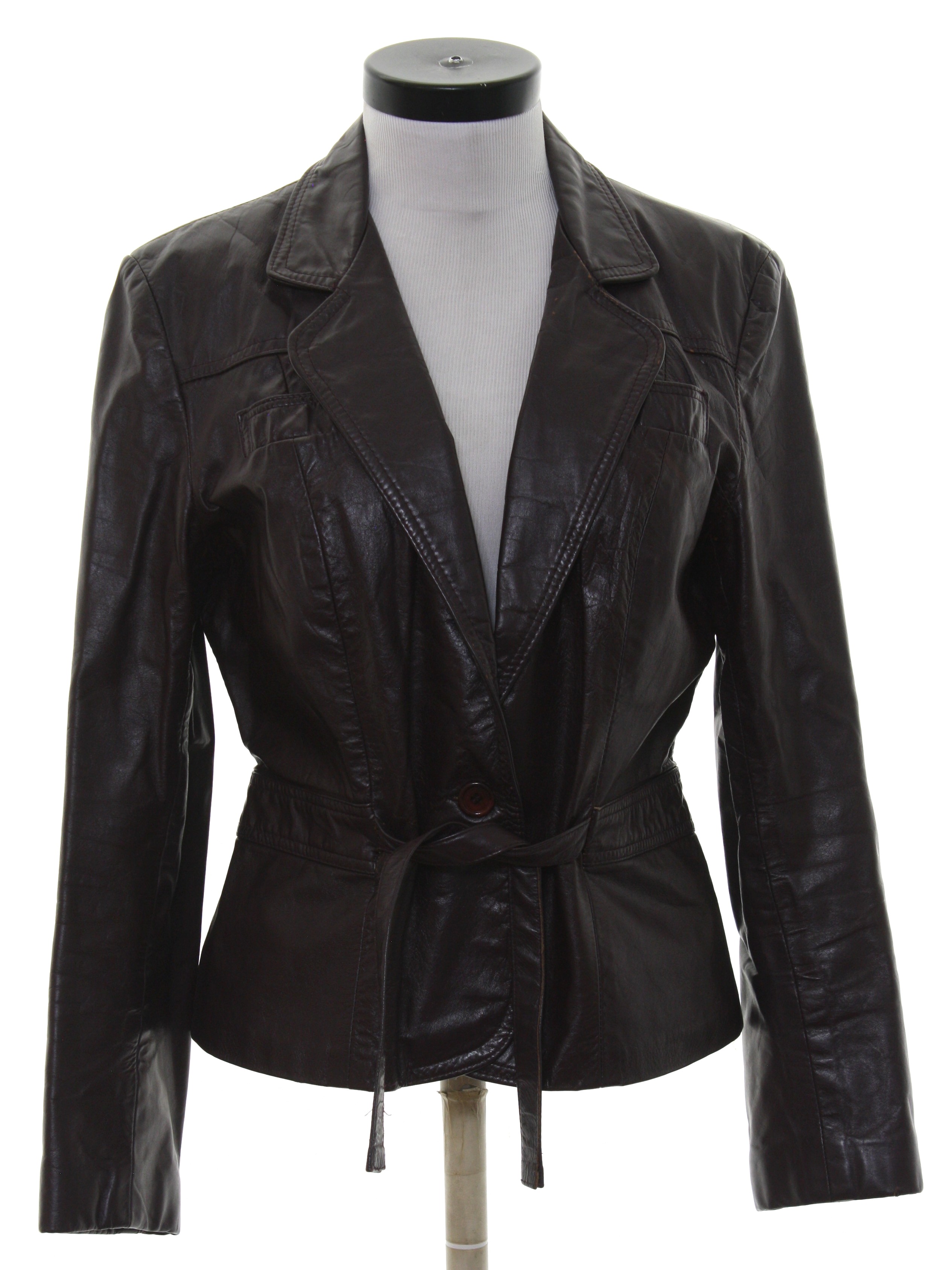 winlit leather jacket 80s