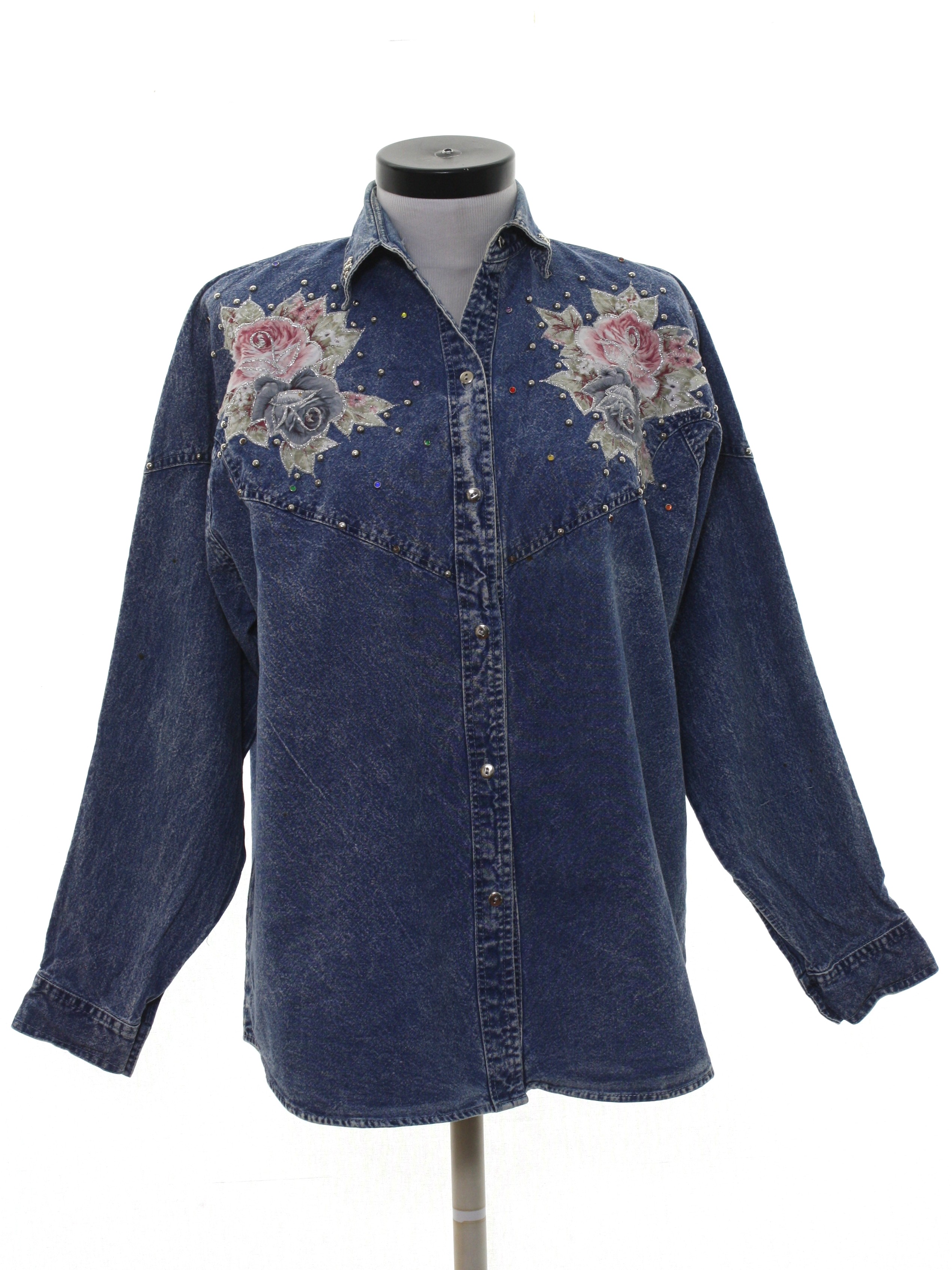 washed denim shirt womens