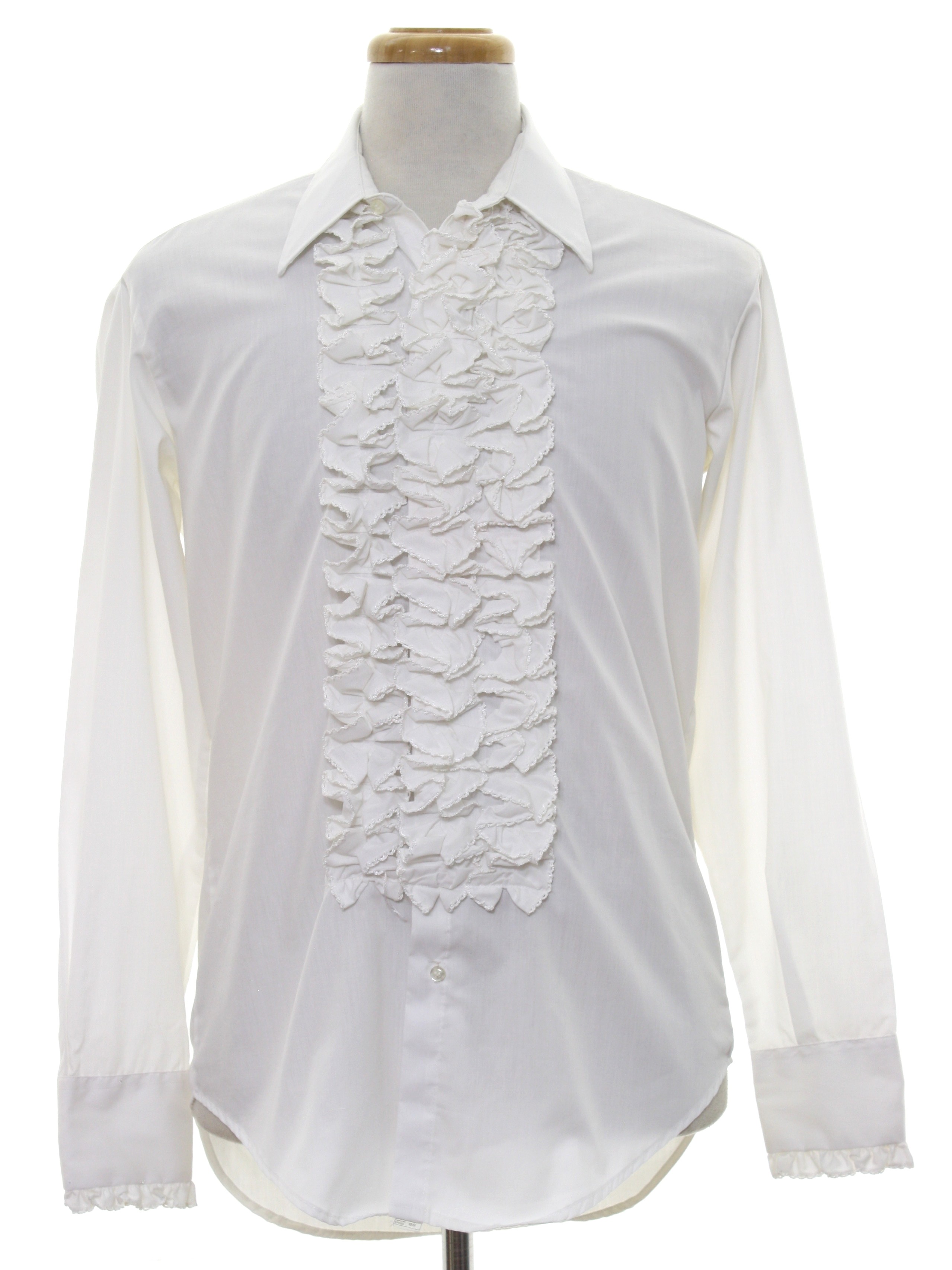 white ruffle shirt mens