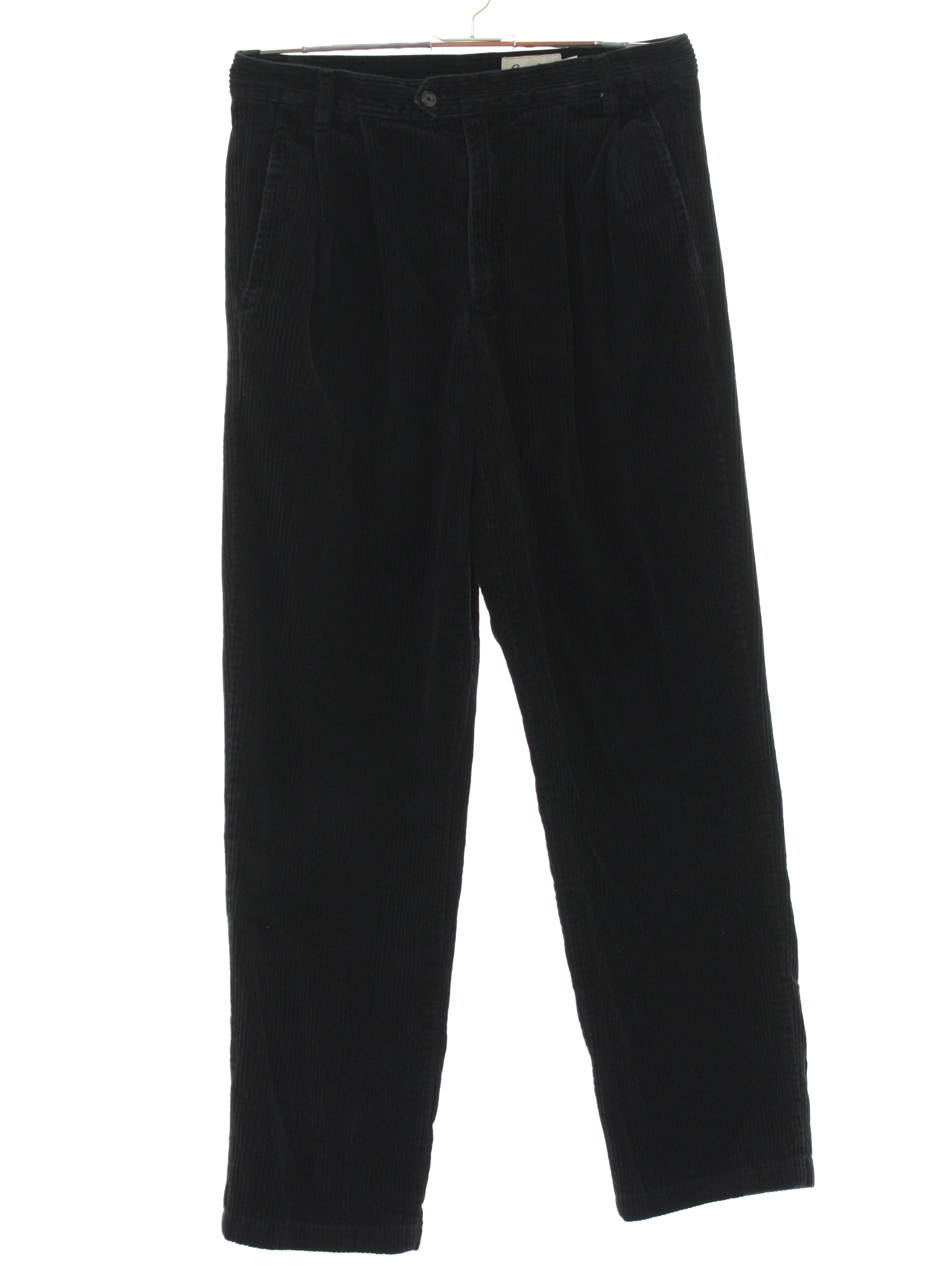90's Eddie Bauer Pants: 90s -Eddie Bauer- Mens black solid colored ...