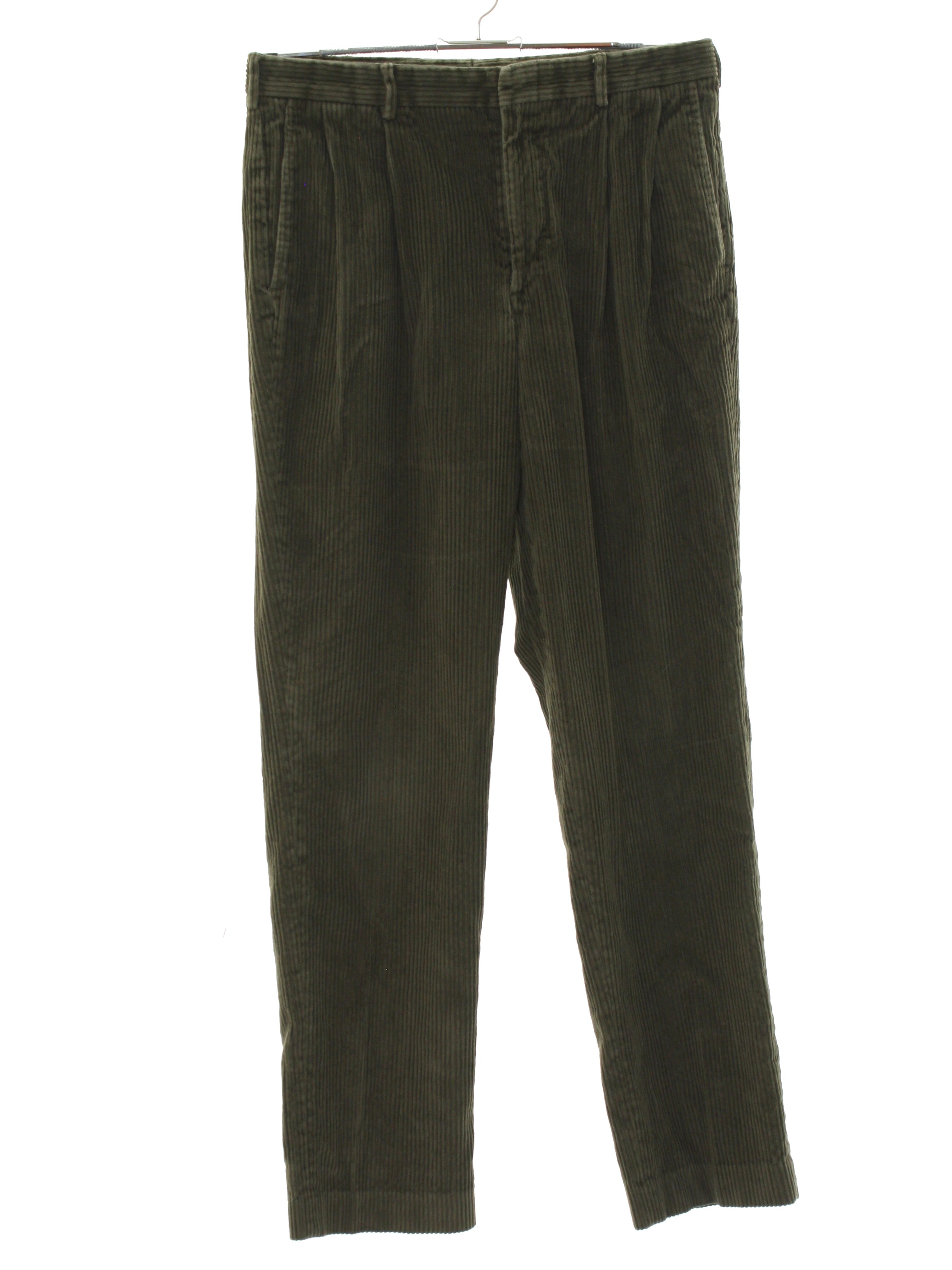 90s Vintage Lands End Pants: 90s -Lands End- Mens khaki green solid ...