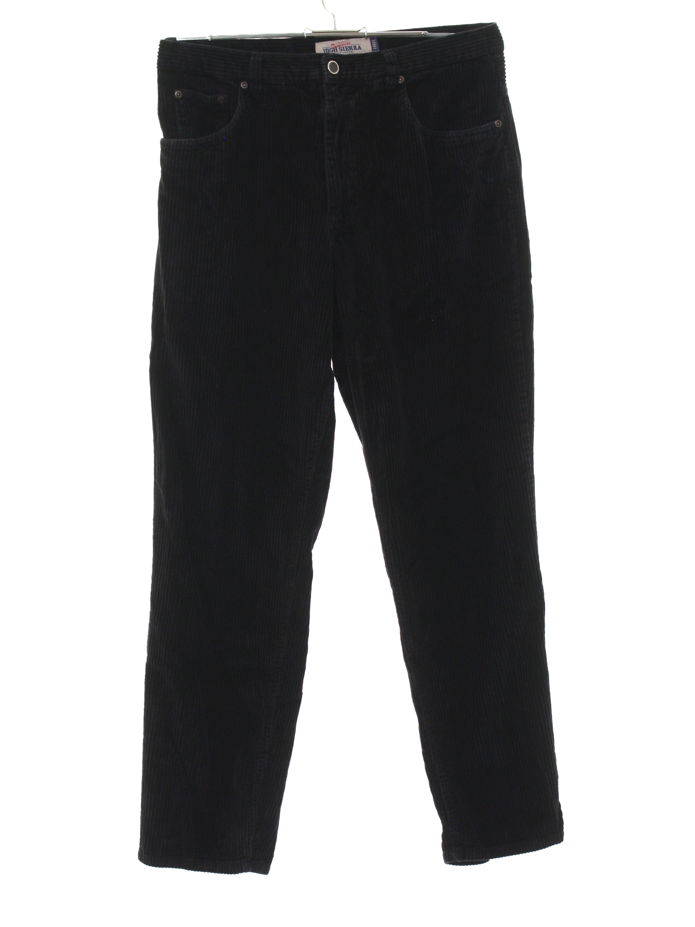 Vintage High Sierra 90's Pants: 90s -High Sierra- Mens black solid ...
