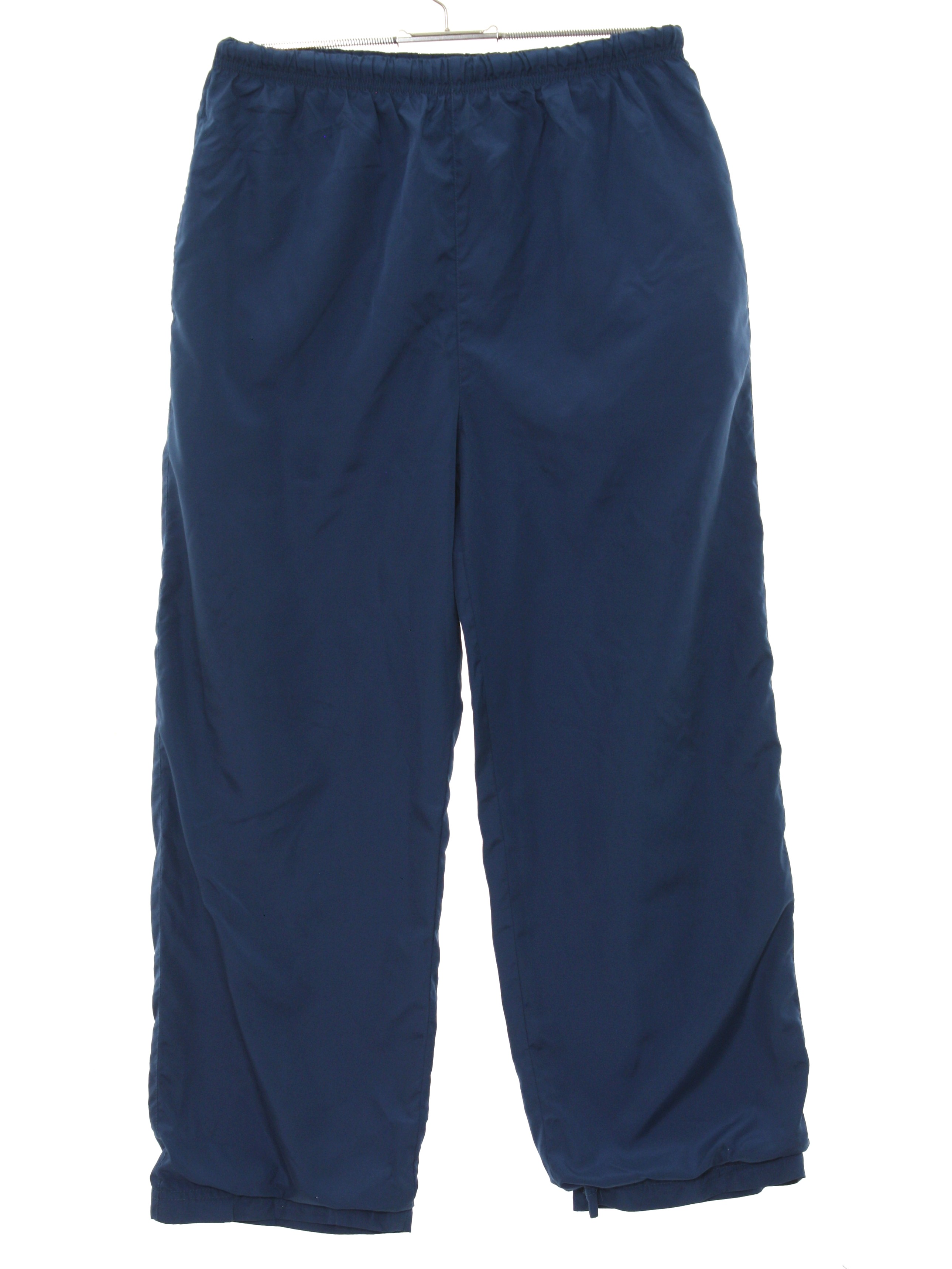 cuffless track pants