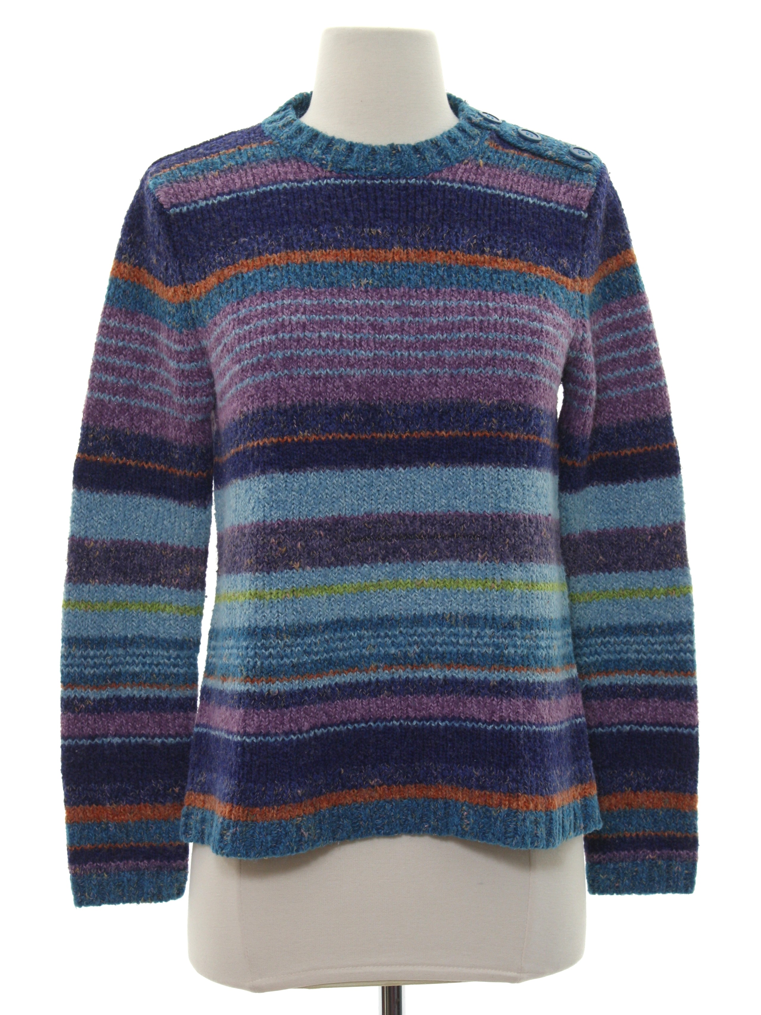 80s Vintage Karen Scott Sweater: 80s -Karen Scott- Womens multi color ...