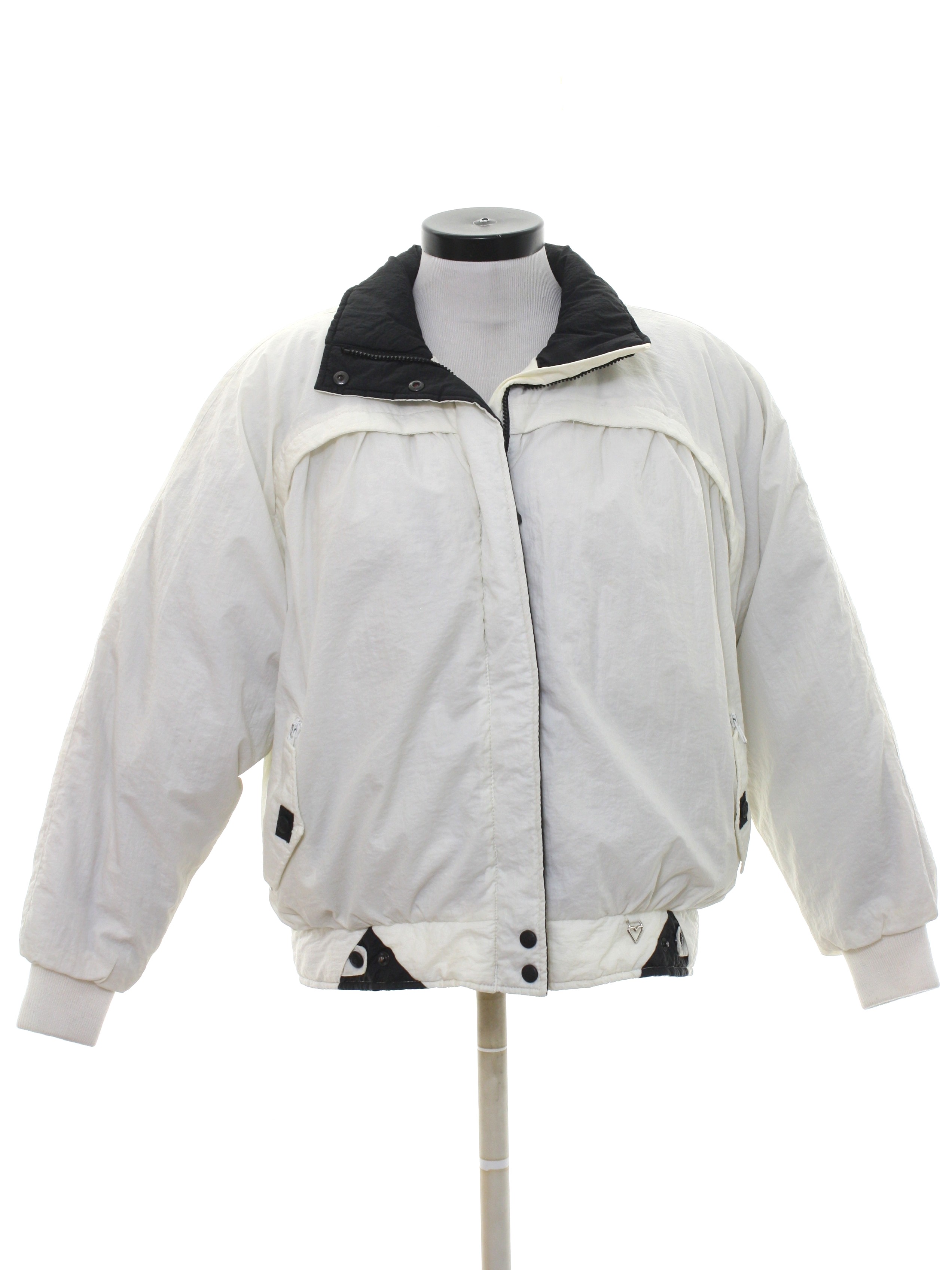 Ski Jacket - Ski jacket in white nylon