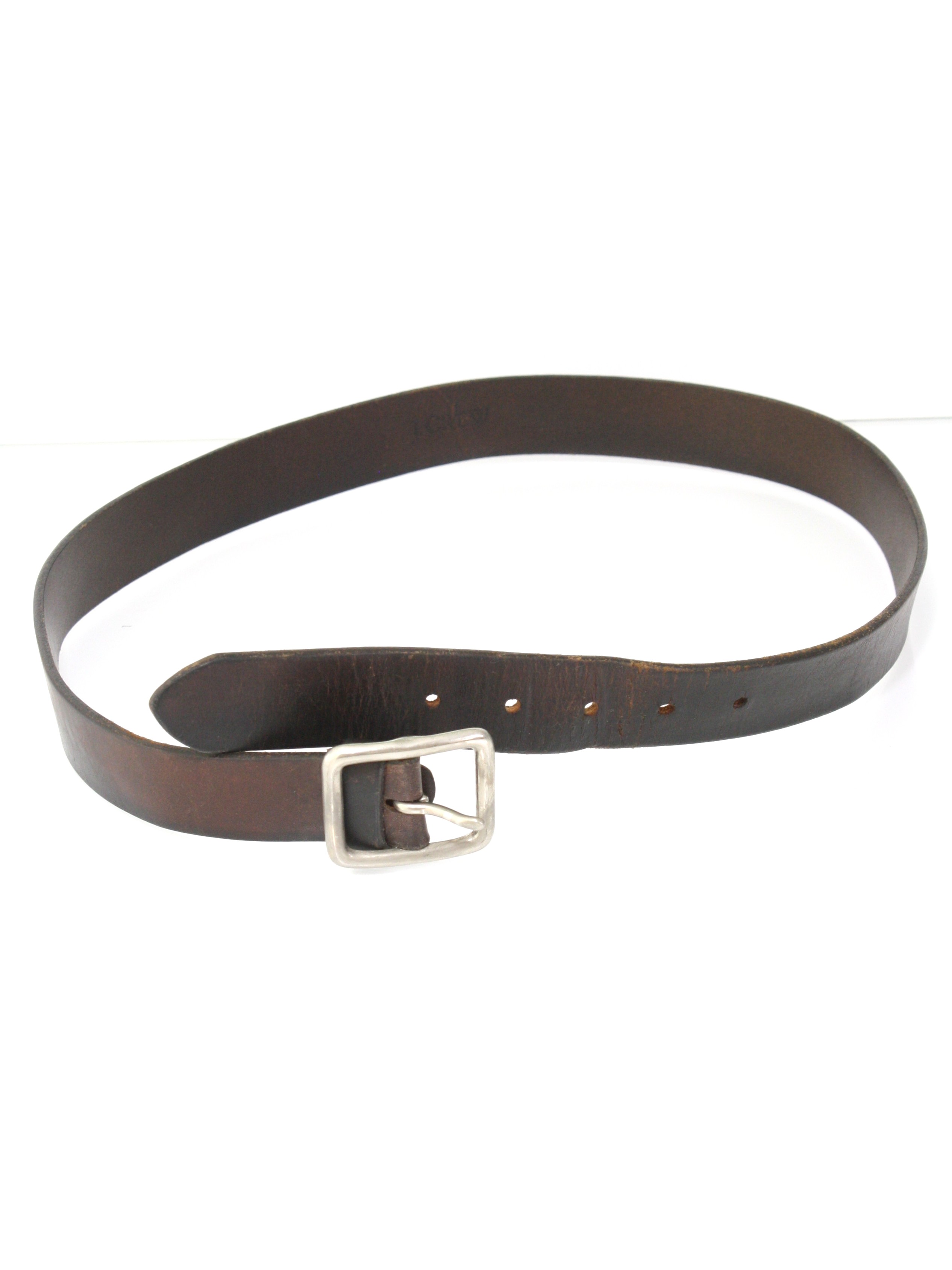 Vintage J Crew 1990s Belt: 90s -J Crew- Mens dark brown background ...