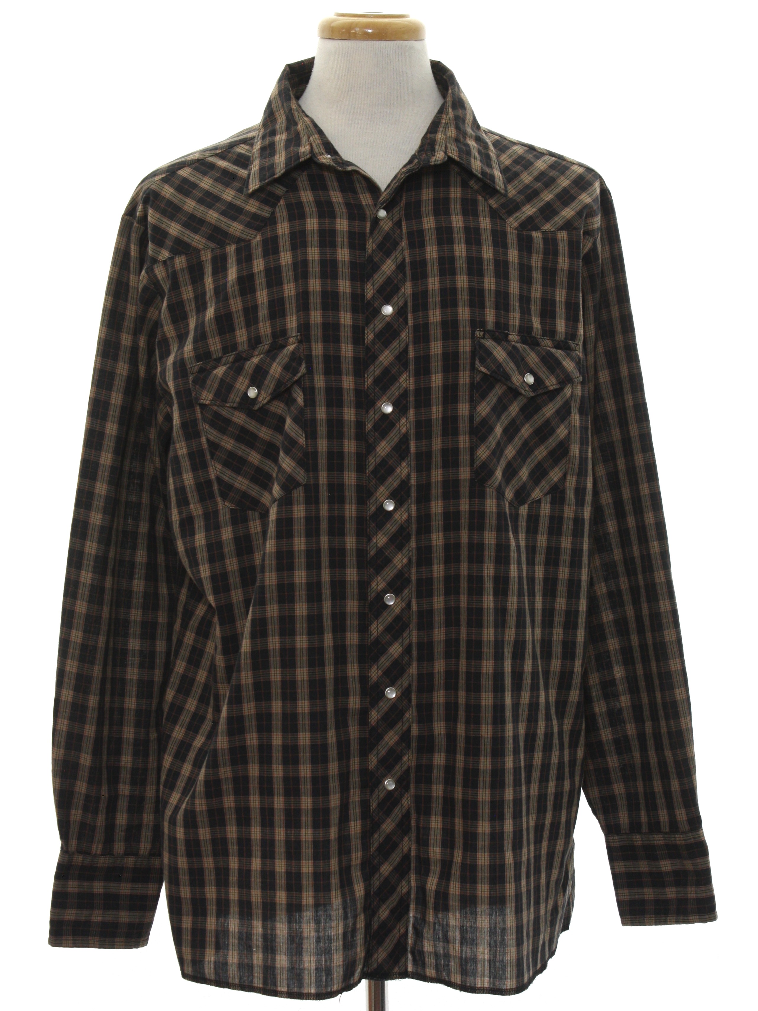 vintage western shirts mens