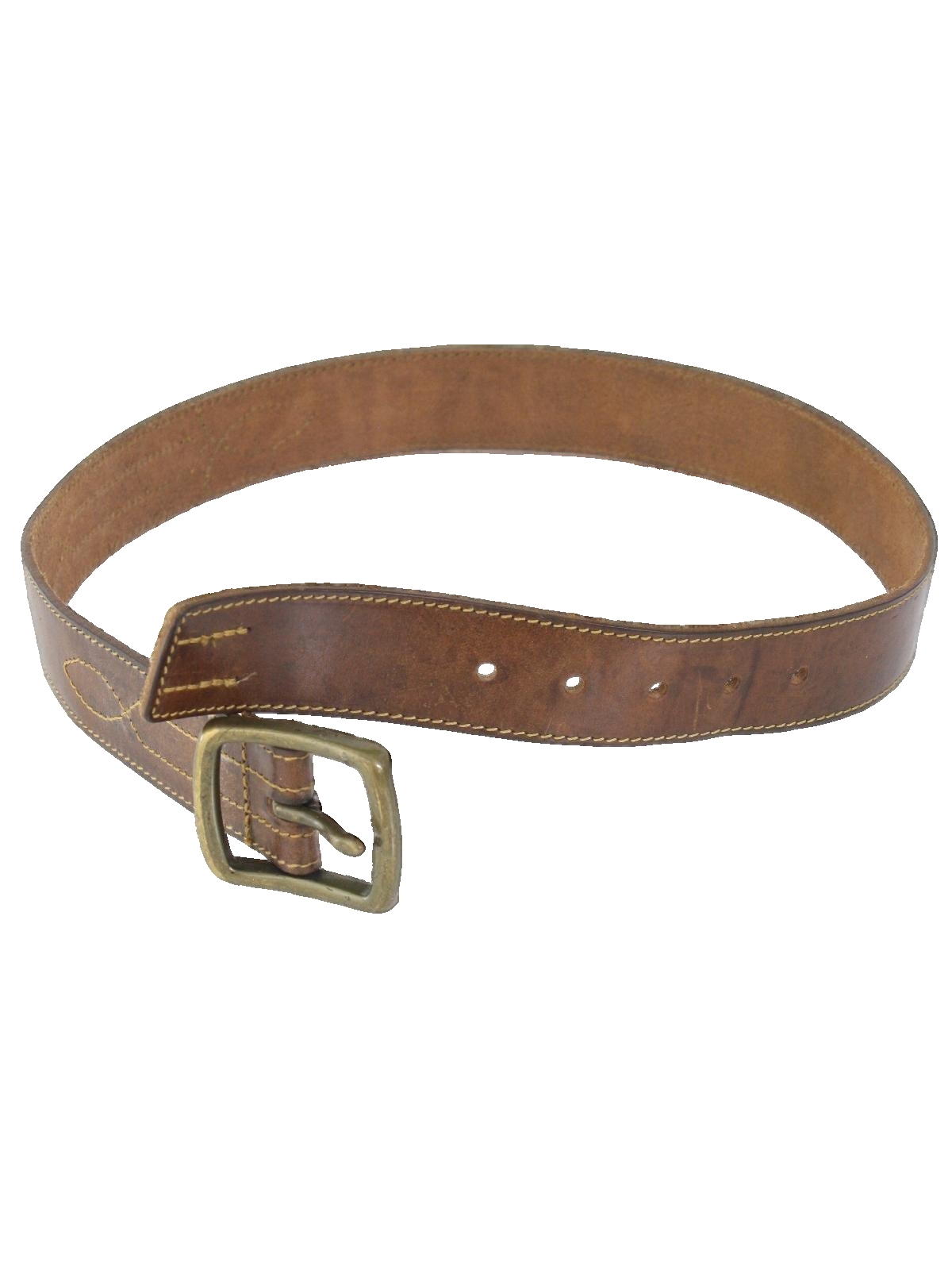80s Belt (Made in USA): Late 80s or Early 90s -Made in USA- Mens brown ...