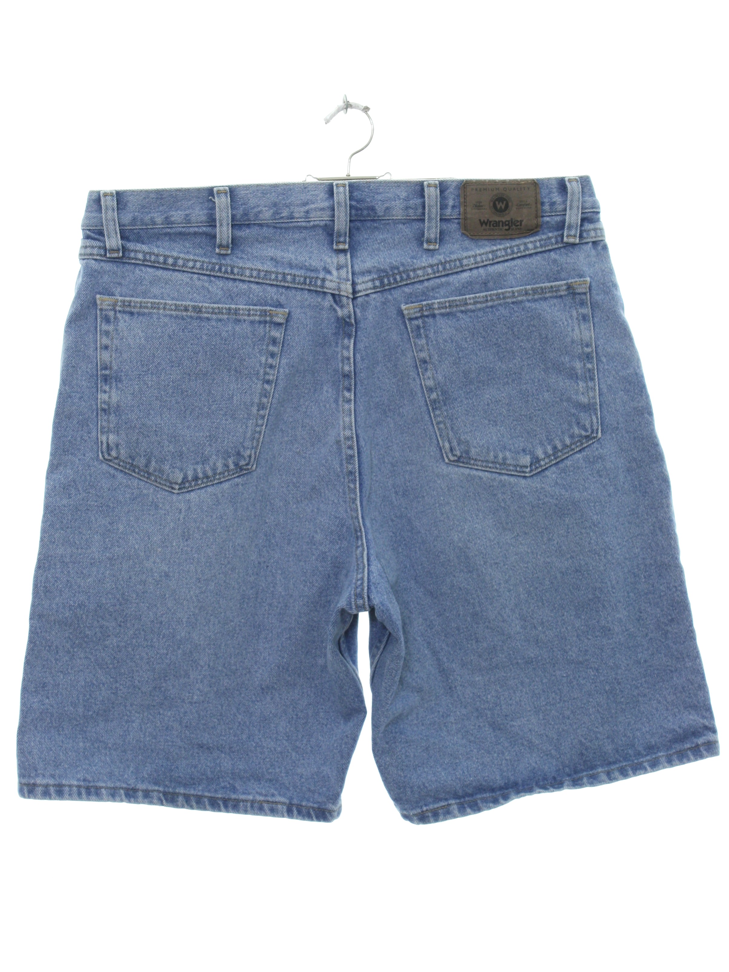 wrangler denim shorts mens